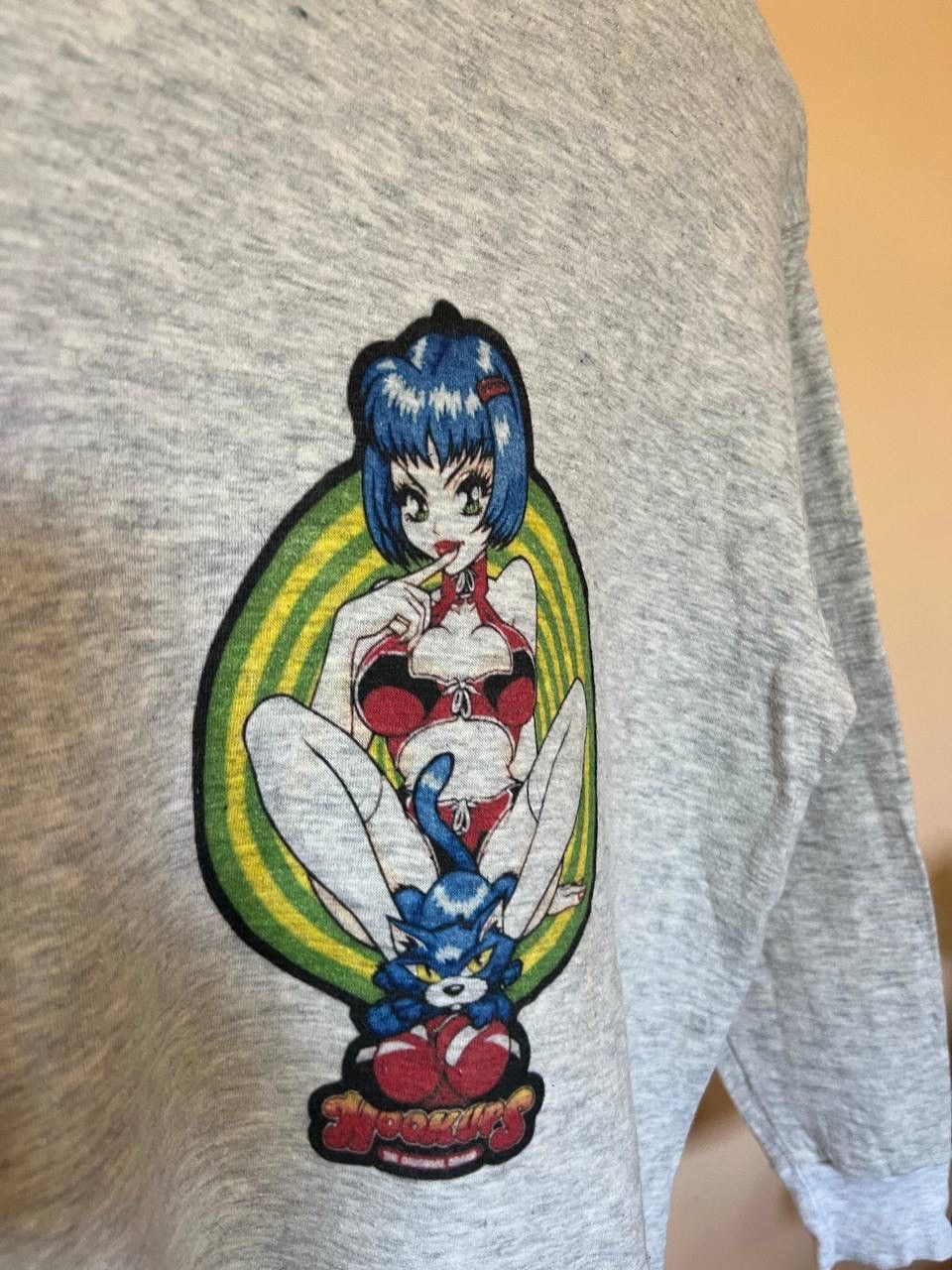 Hook-Ups × Vintage Vintage 90’s Hook-Ups Skateboards Girl Long sleeve Size US M / EU 48-50 / 2 - 12 Thumbnail