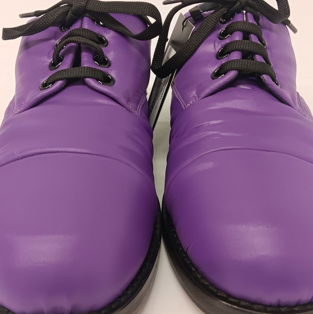 Marni Marni Men's Purple Padded Nylon Oxford Shoes - EU44/US11 Size US 11 / EU 44 - 10 Thumbnail
