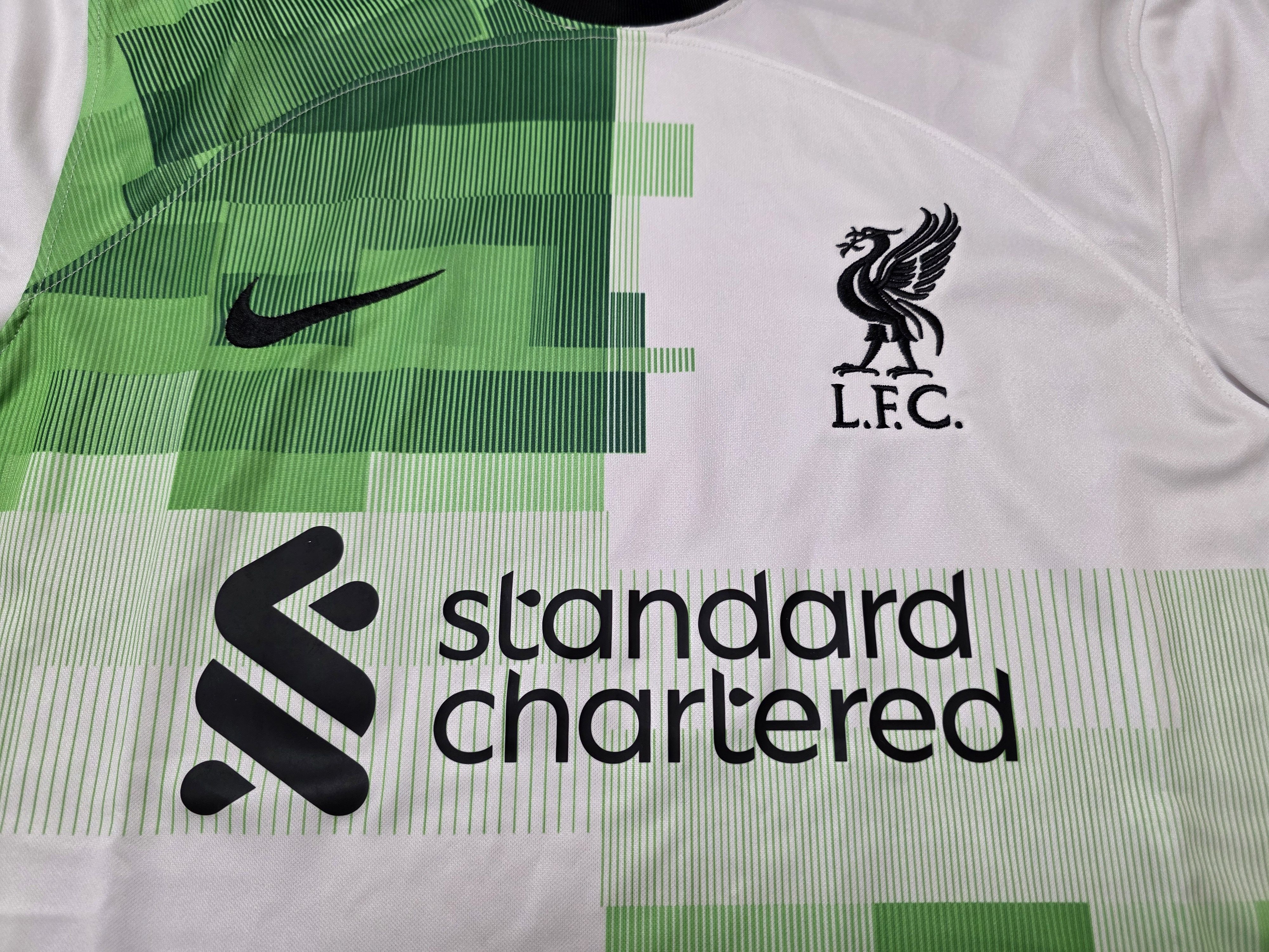 Nike LIVERPOOL 2023 2024 AWAY FOOTBALL SHIRT SOCCER JERSEY Size US M / EU 48-50 / 2 - 3 Thumbnail