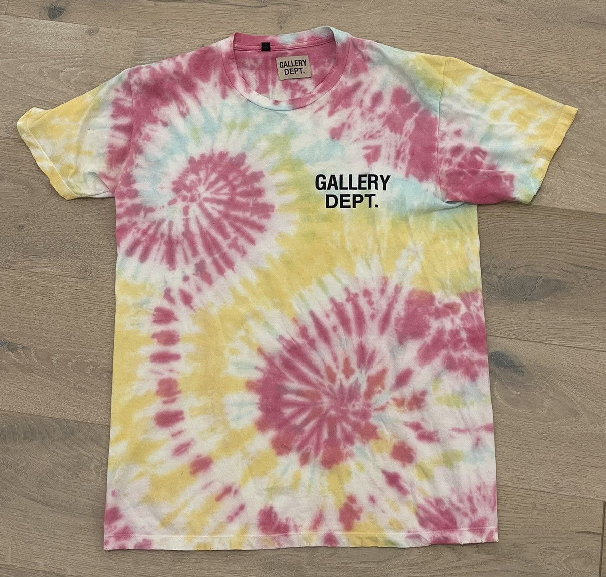 image of Gallery Dept Logo Tie Dye T-Shirt in Tye Dye, Men's (Size Small)