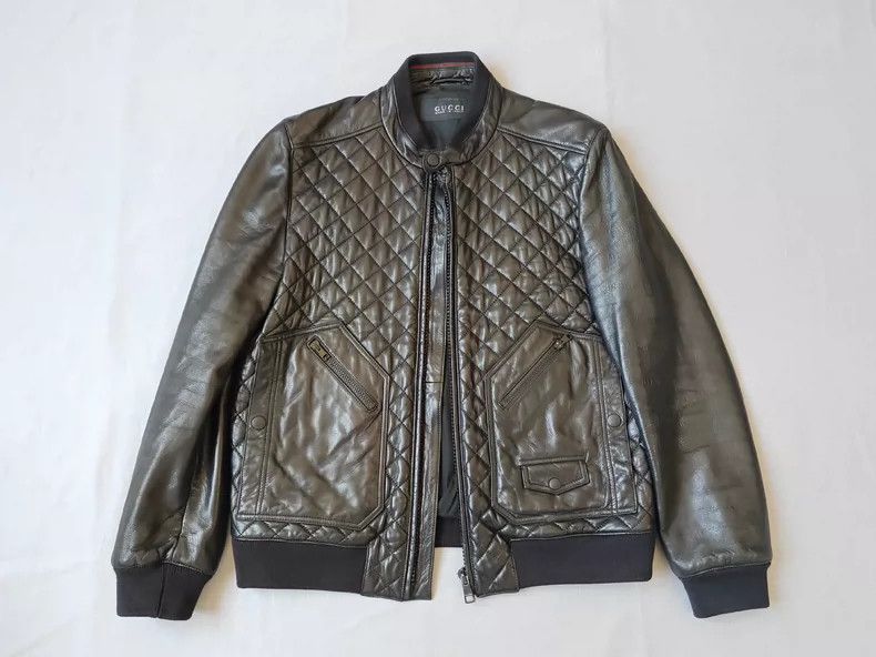 Gucci Leather jacket and cotton jacket 2501-Nextarrow