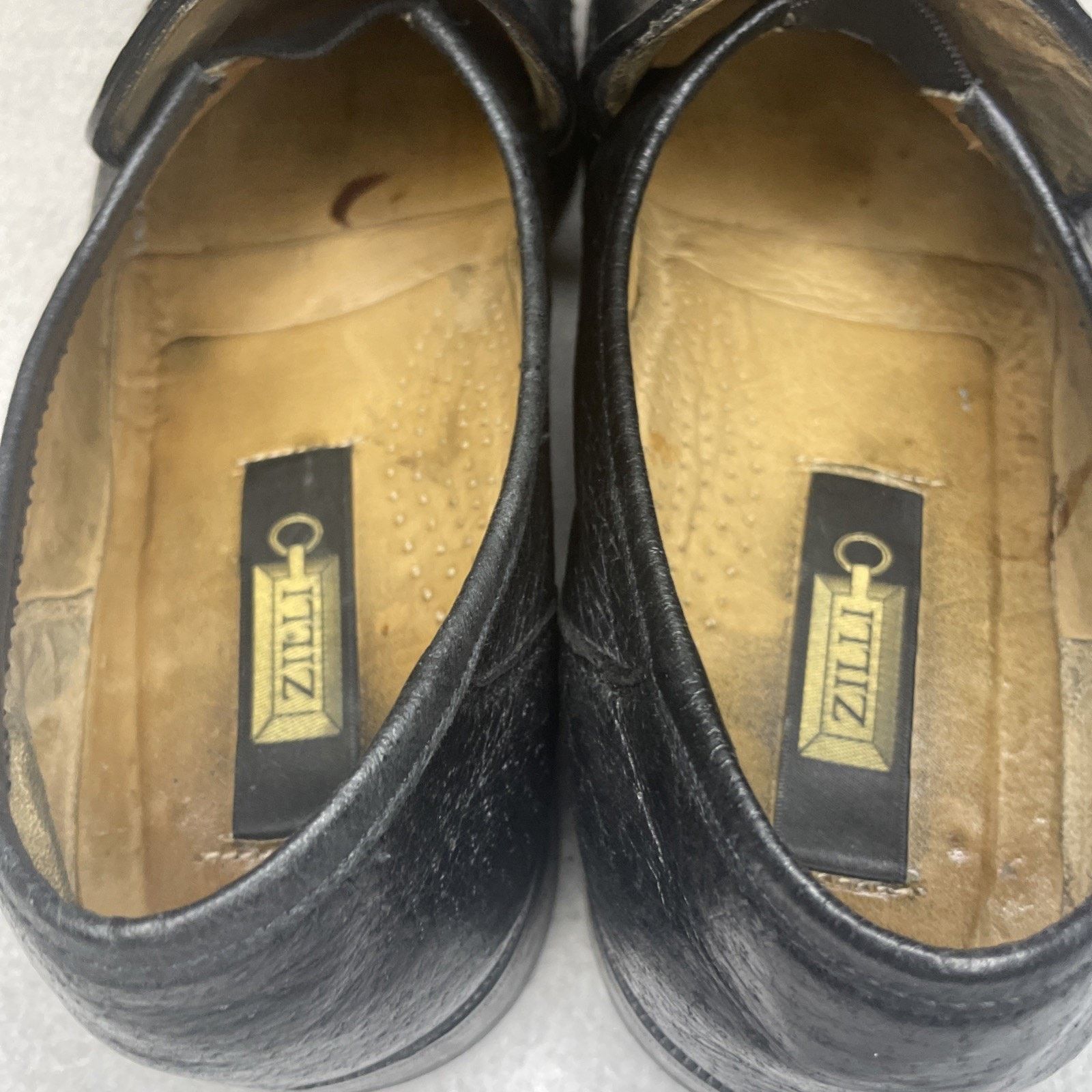 Zilli Authentic ZILLI Handmade Italian Black Leather Loafers Size US 11 / EU 44 - 20 Thumbnail