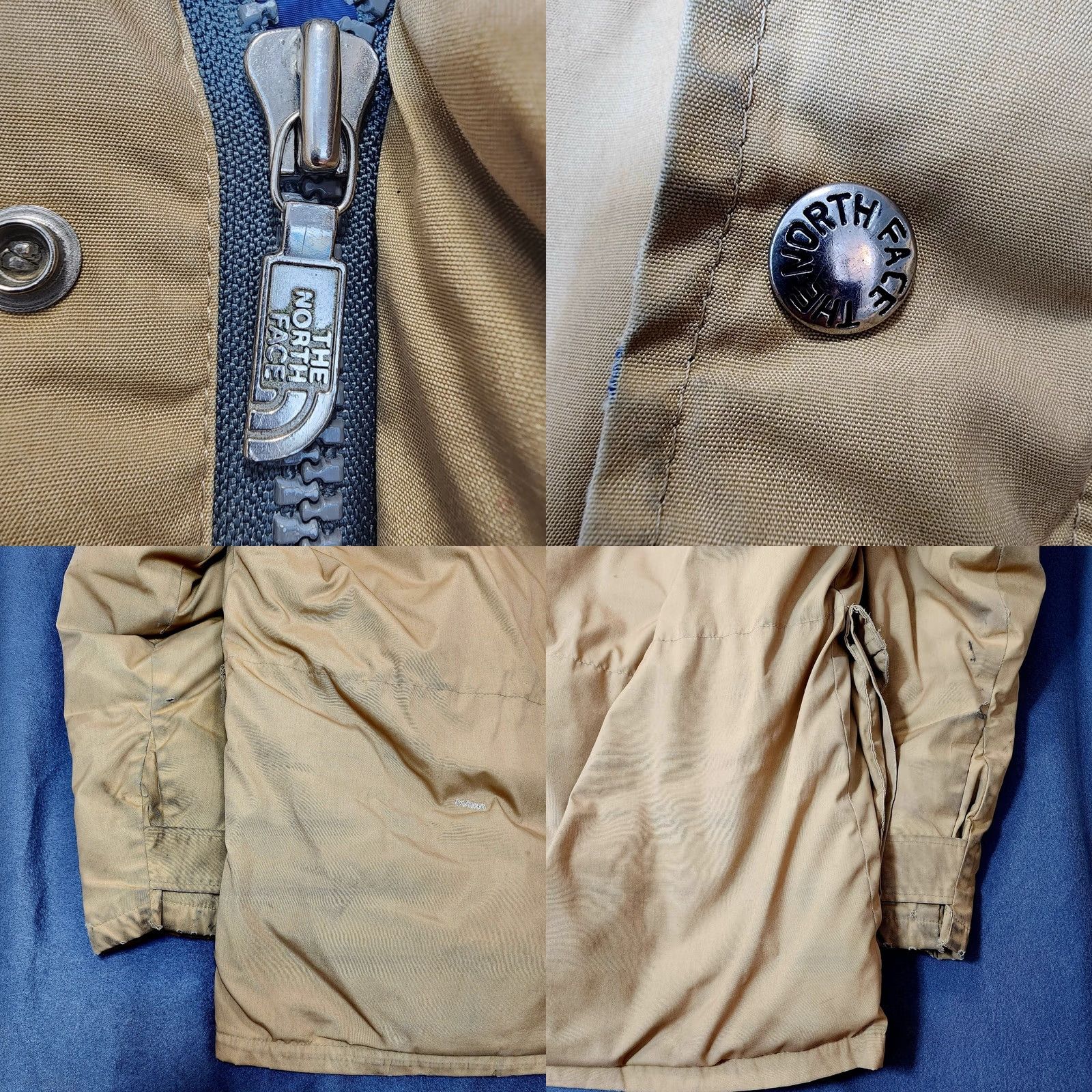The North Face VINTAGE The North Face Coat Parka XL Mens Down Mid-Length Zip Tan 80s USA Grunge Size US XL / EU 56 / 4 - 10 Thumbnail