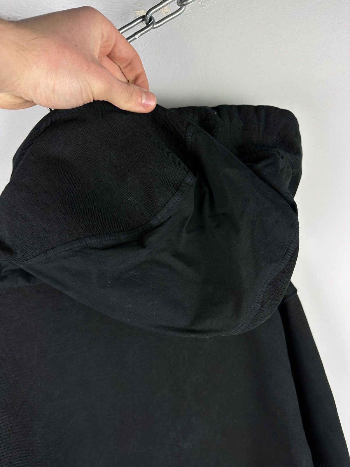 Tom Wood Tom Wood Baggy Oversize Black Heavy Cotton Hoodie Size US M / EU 48-50 / 2 - 16 Thumbnail