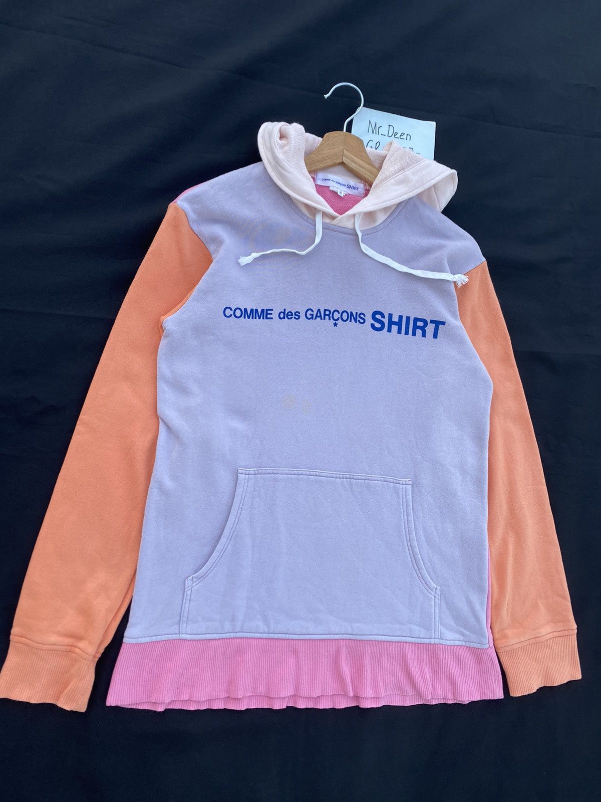 Comme des Garcons Rare Vintage COMME des GARCONS SHIRT Spellout Hoodie Size US M / EU 48-50 / 2 - 3 Thumbnail