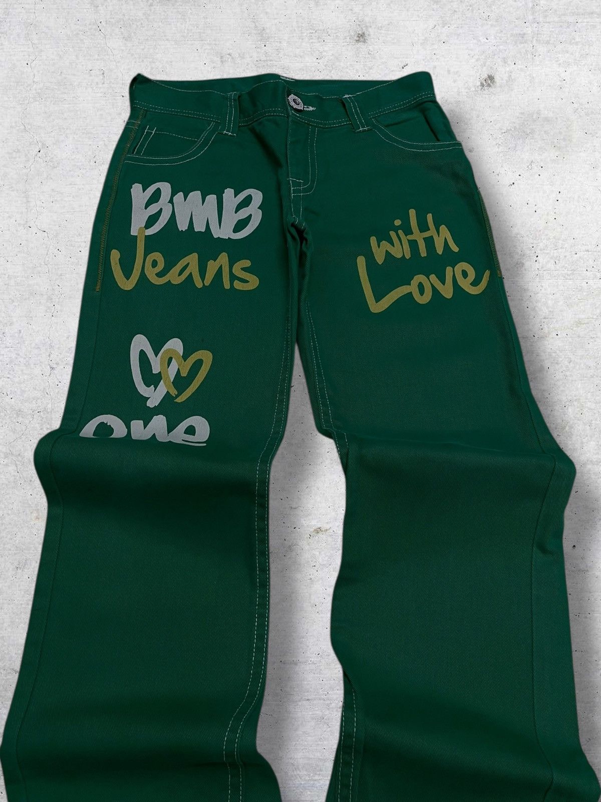 VINTAGE BLUE MOON OG JAPAN STREETWEAR PEACE OUT ERD DENIM