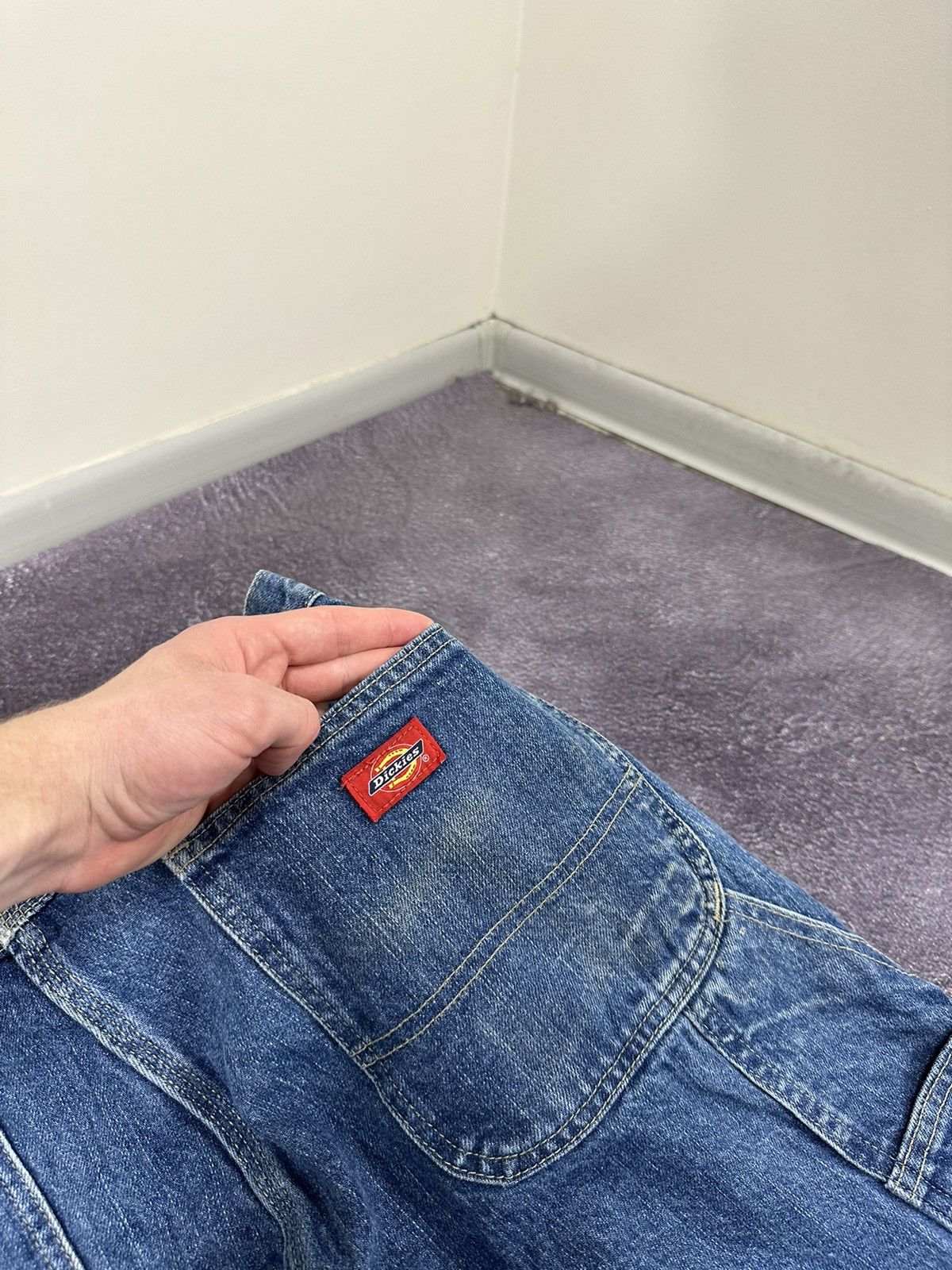Dickies Vintage Dickies Baggy Denim Carpenter Hype Work Jeans Pants Size US 34 / EU 50 - 9 Thumbnail