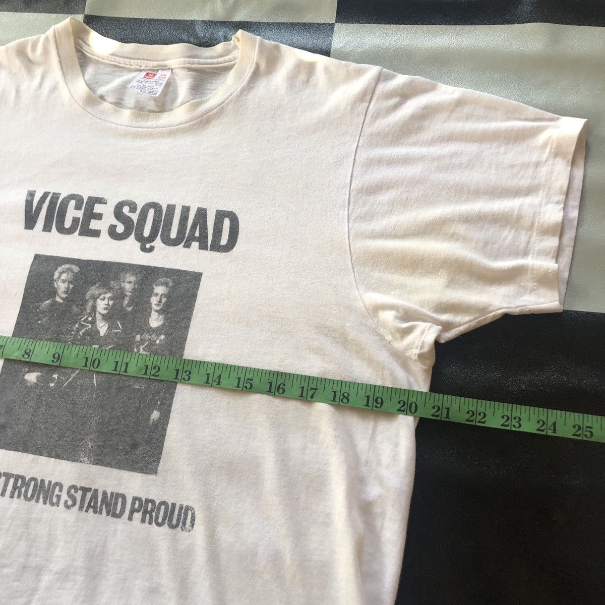 Band Tees × Hanes × Vintage Vintage English Punk Rock Band Vice Squad Tee Shirt Size US M / EU 48-50 / 2 - 6 Thumbnail