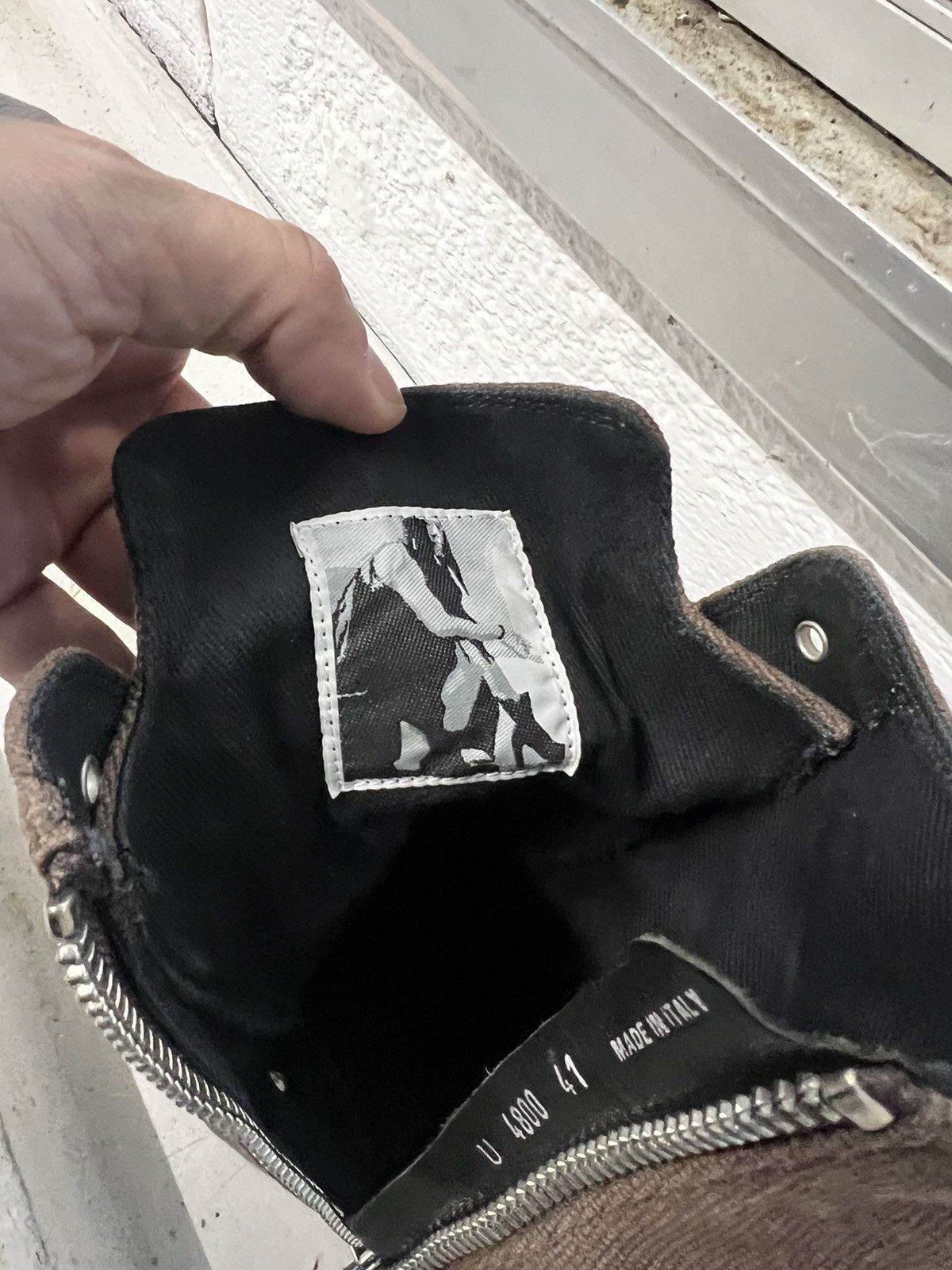 Rick Owens Drkshdw Hi top sneakers Ramones Size US 8.5 / EU 41-42 - 7 Thumbnail