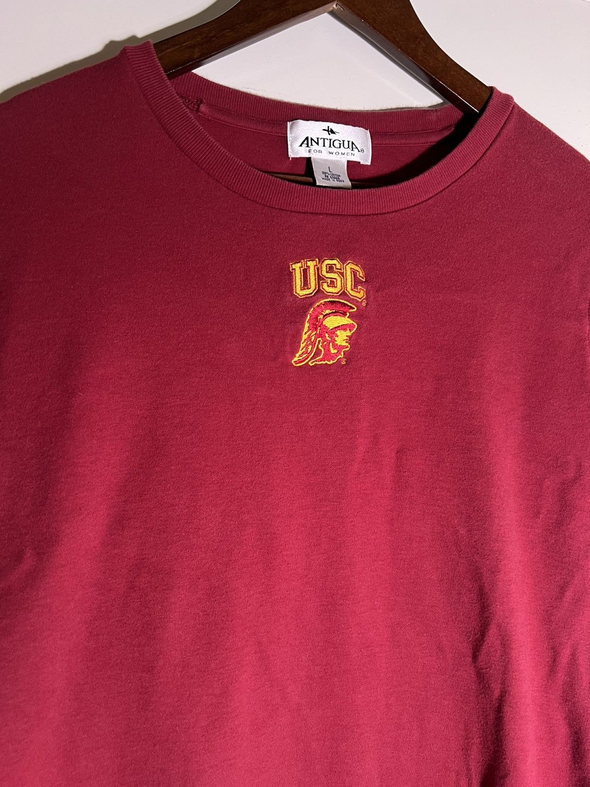 Vintage Y2K 2000's VTG Vintage USC University Retro Logo T Shirt Size L / US 10 / IT 46 - 3 Thumbnail