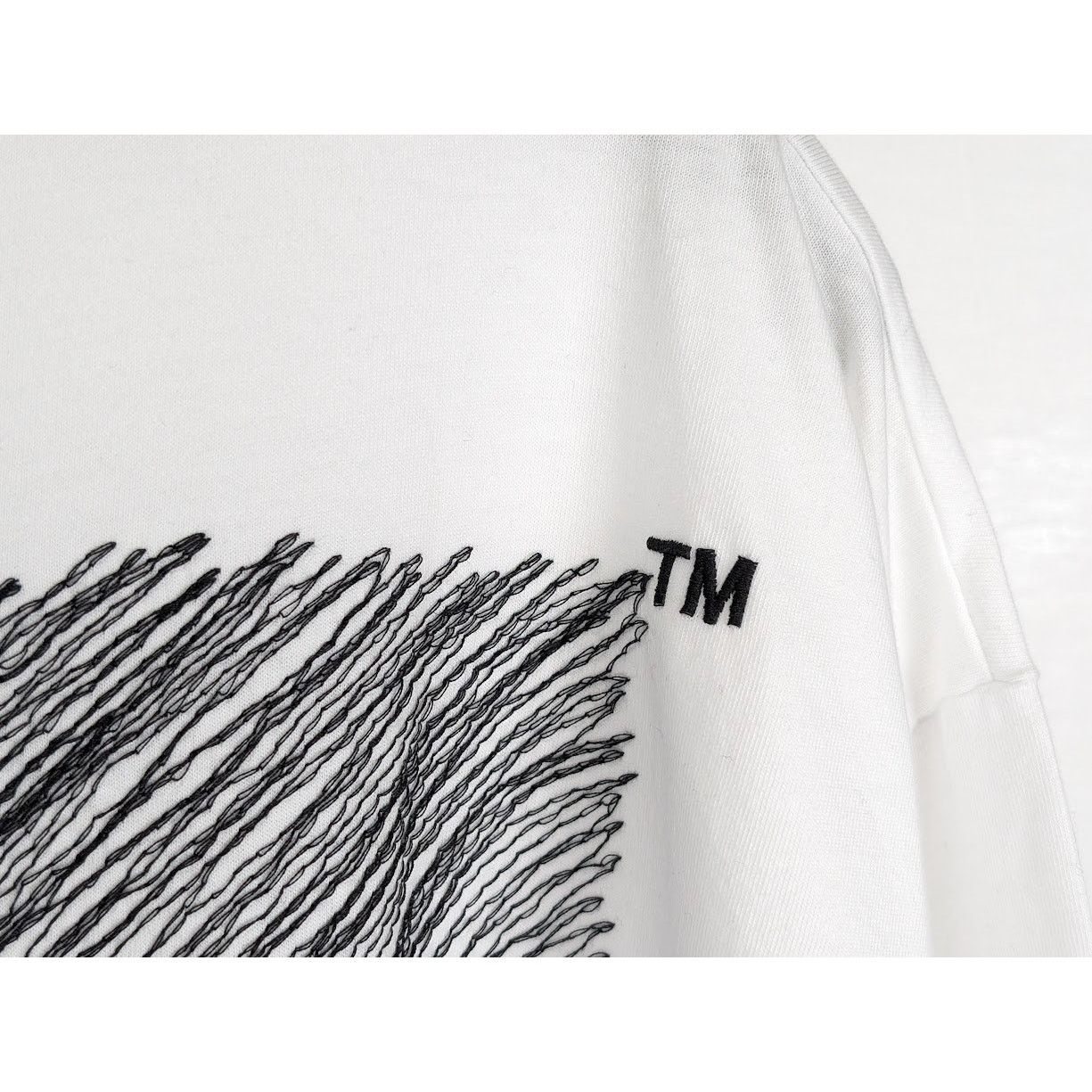 Off-White o1rshd1 Scribble Diag Over S/S Tee in White/Black Size US M / EU 48-50 / 2 - 13 Thumbnail