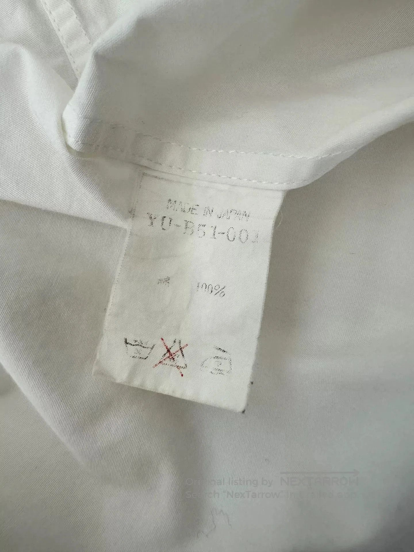 Y's Yohji Yamamoto Short Sleeve Blouse. Size M / US 6-8 / IT 42-44 - 8 Thumbnail