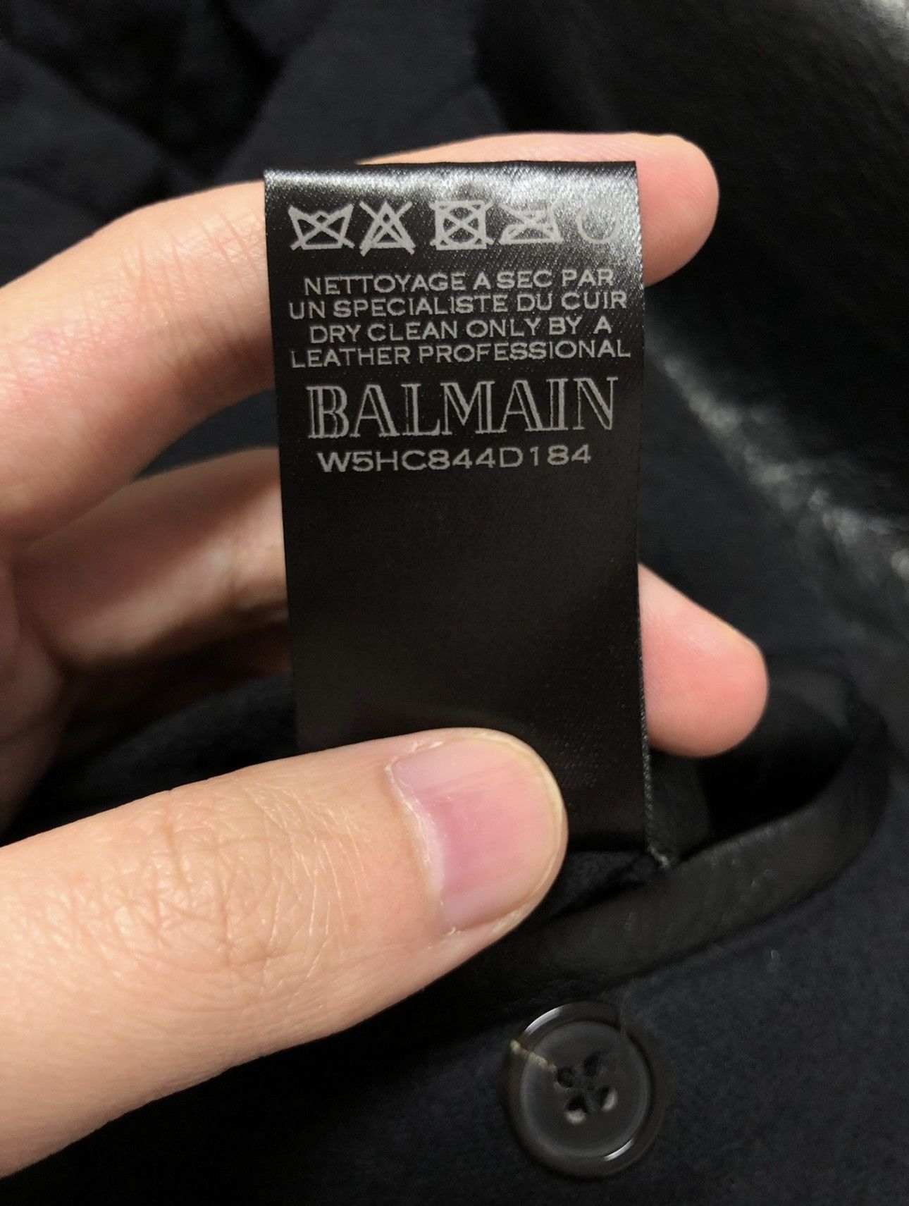 Balmain Balmain Mainline Biker Leather Jacket Sz. 50 Size US M / EU 48-50 / 2 - 9 Thumbnail