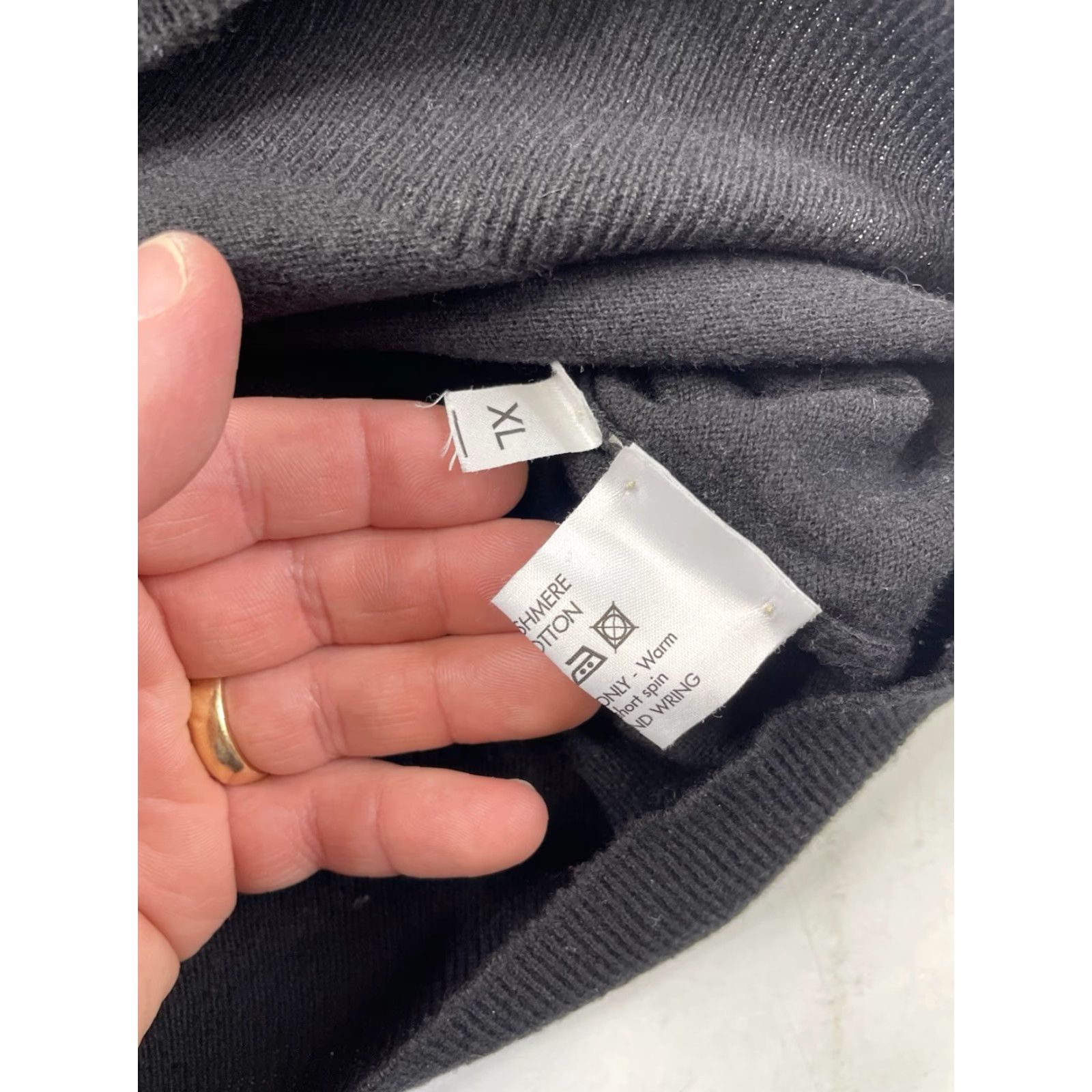 Vintage VINTAGE Scott & Charters Of Hawick Sweater 1/4 Zip Mens XL Black Cashmere Blend Logo Knit Pullover Classic Golf Luxury Size US XL / EU 56 / 4 - 5 Thumbnail