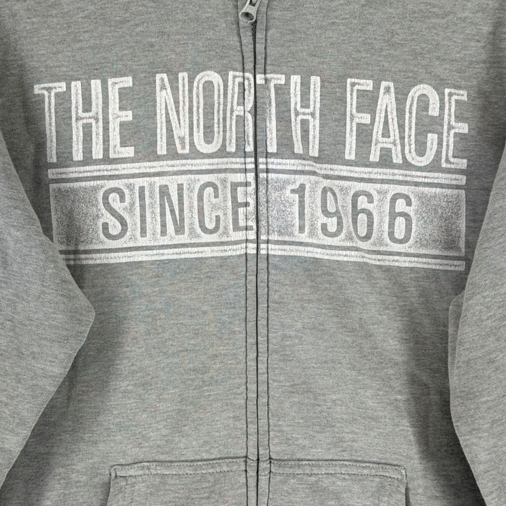 The North Face The North Face Mens Gray Full Zip Hoodie Since 1966 Graphic Sweatshirt Large Size US L / EU 52-54 / 3 - 5 Thumbnail