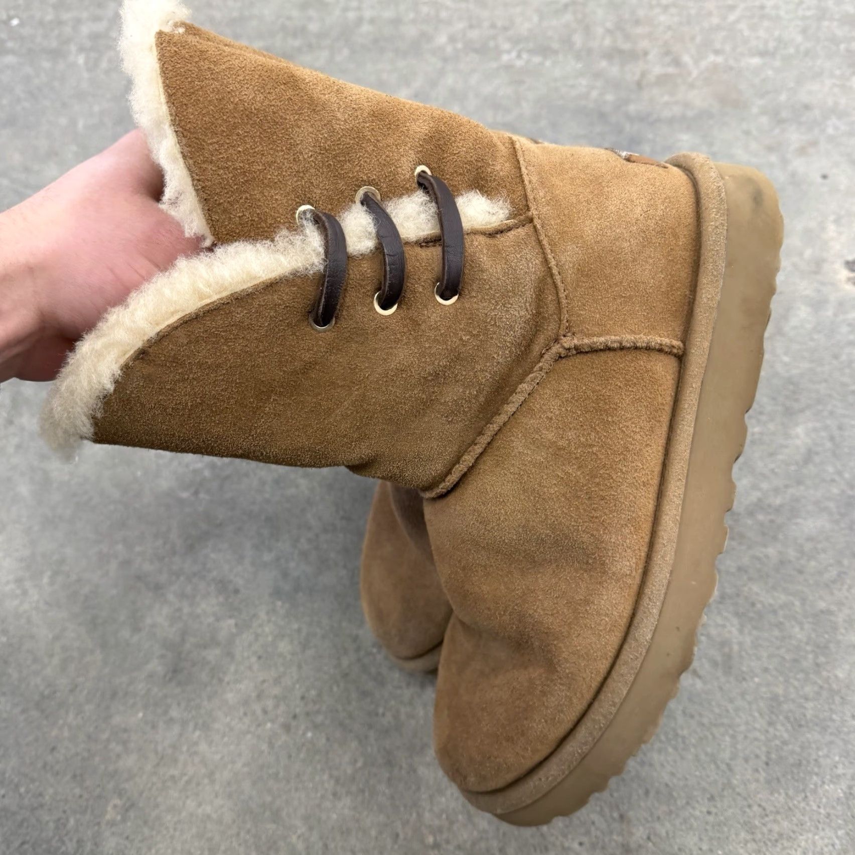 Ugg UGG Boots Constantine Womens 8 Chestnut Suede Leather Sheepskin Winter 1018629 Boots Womens 8 Chestnut Suede Leather Sheepskin Winter 1018629 Size US 8 / IT 38 - 7 Thumbnail
