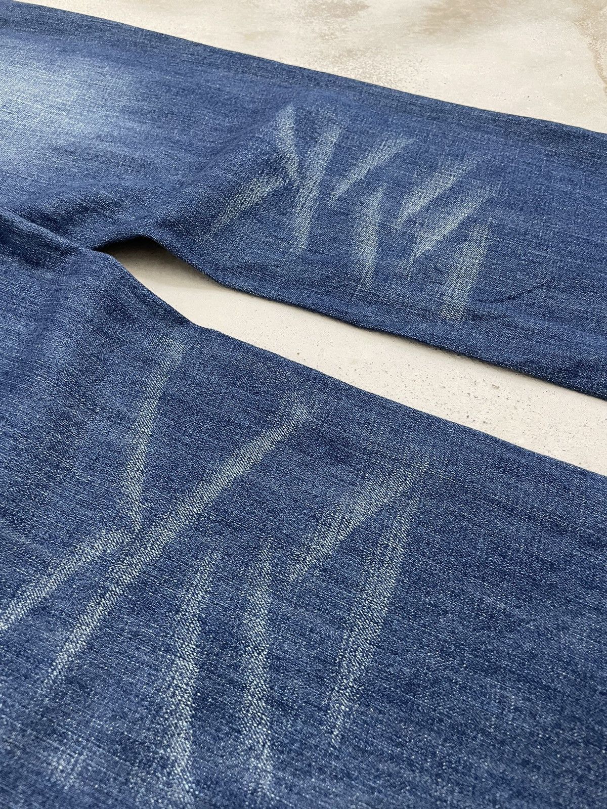 Blue Blue Japan × Hysteric Glamour × Japanese Brand Blue Moon Blue Y2k Style Wording Pocket Clone Devgru Style Size US 30 / EU 46 - 12 Thumbnail