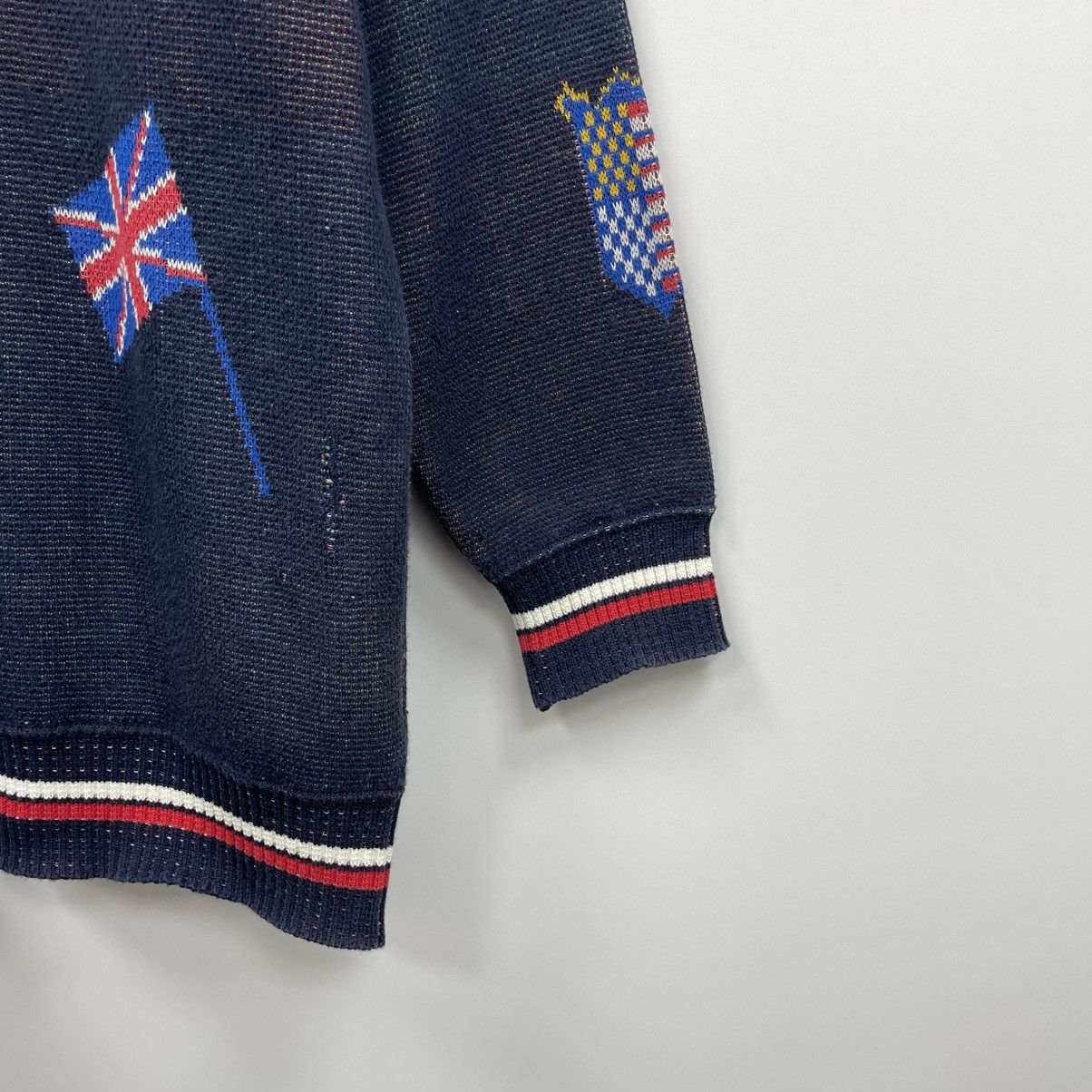 Bogner Bogner Flags Printed Cotton Knit Vintage Sweater Women’s Size S / US 4 / IT 40 - 5 Thumbnail
