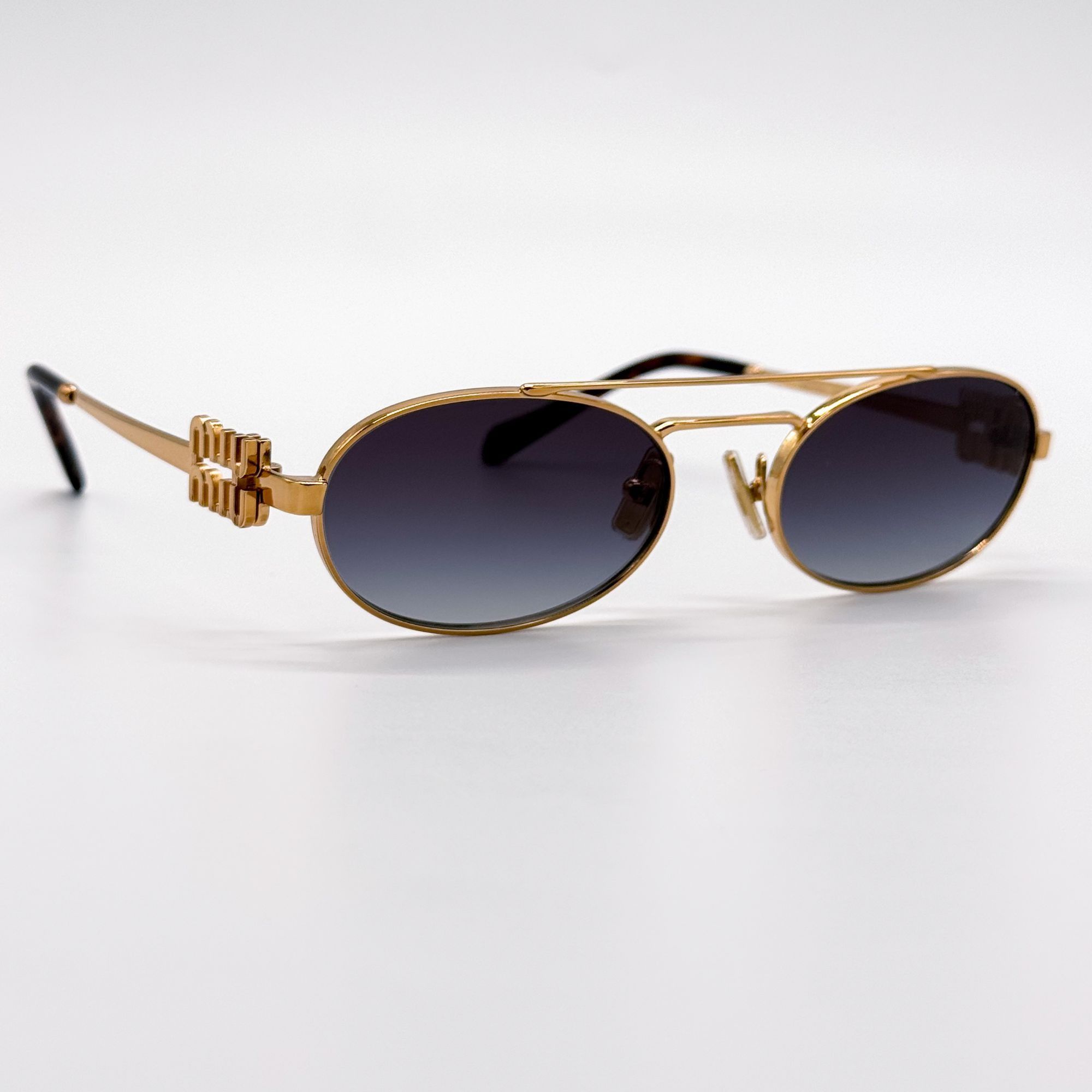 Miu Miu NEW MIU MIU SUNGLASSES MU54ZS 7OE5D1 GRAY MU 54ZS, SMU 54Z Size ONE SIZE - 5 Thumbnail