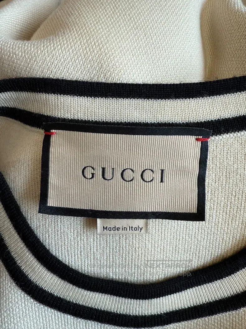 Gucci Gucci Off-white knitted dress Size M / US 6-8 / IT 42-44 - 5 Thumbnail