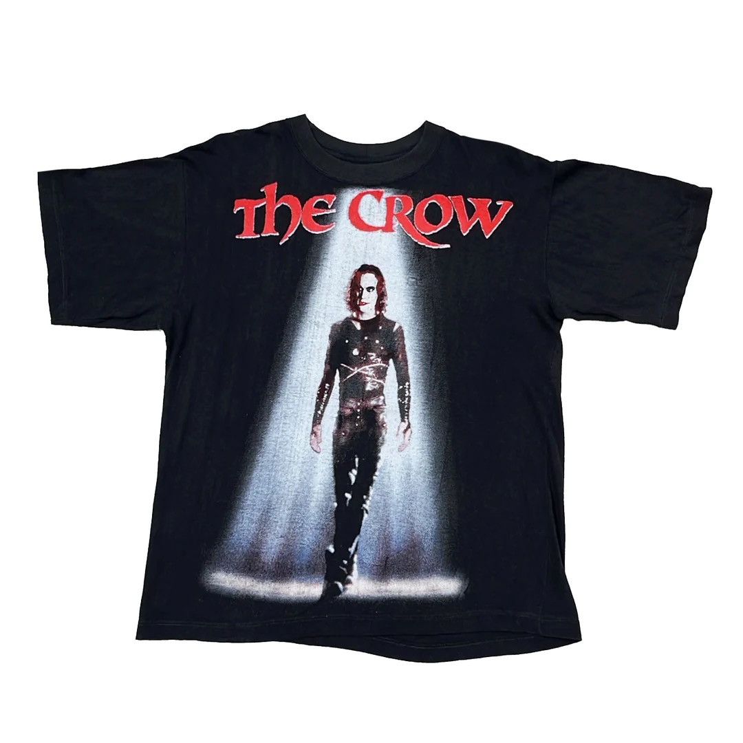 Vintage The Crow 90s Vintage Movie Italian Bootleg Promo Rare Tee Size US L / EU 52-54 / 3 - 1 Thumbnail