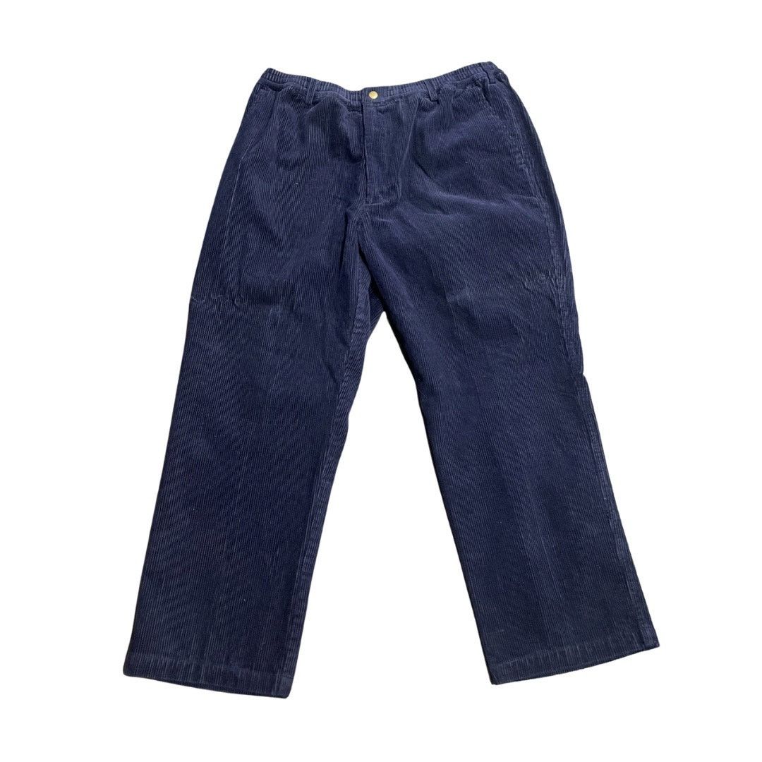 Haband Vintage Stag Hill Men's Blue Corduroy Pants 38S Hunting Size US 38 / EU 54 - 1 Thumbnail