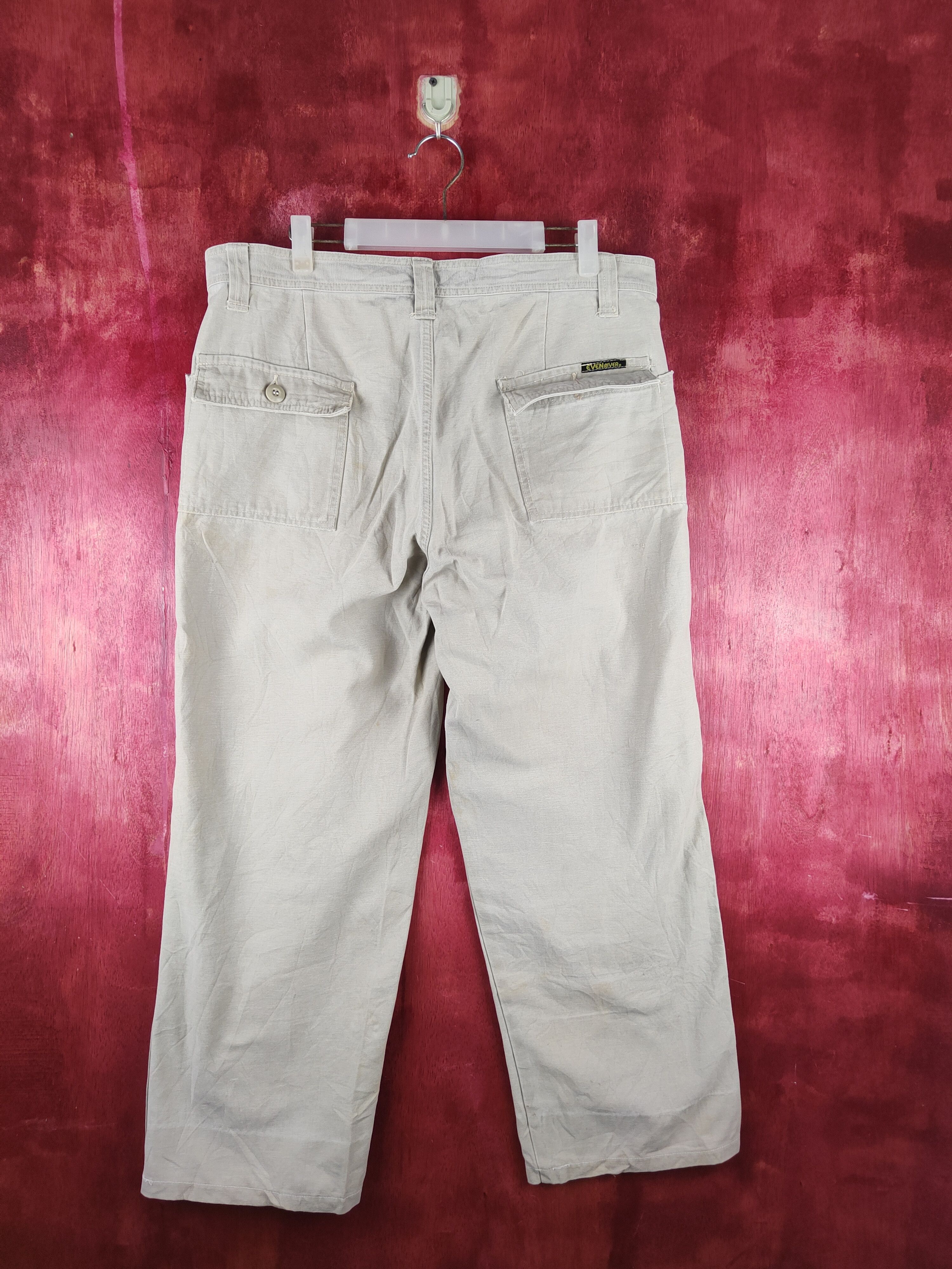 Japanese Brand Evenriver Beige Multipocket BUSH Pants N#S40 Size US 36 / EU 52 - 7 Thumbnail