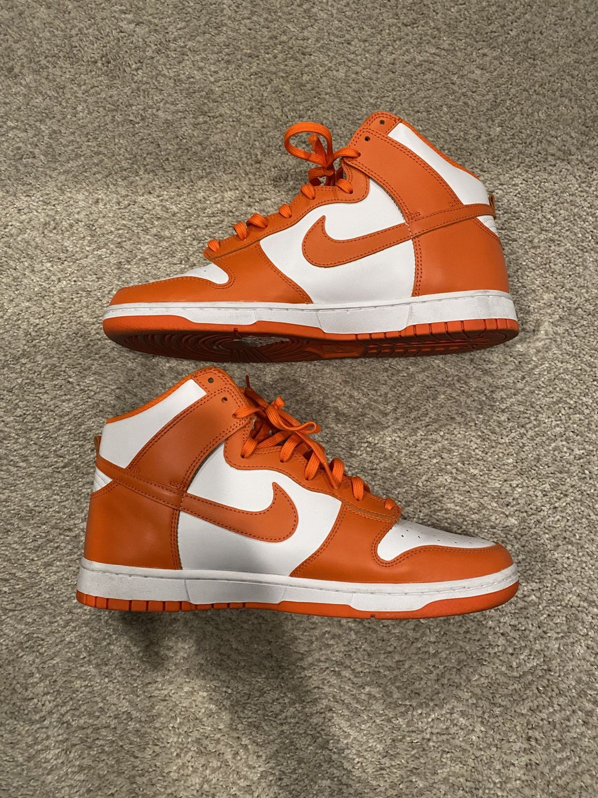 Nike Nike Dunk High Syracuse 2021 Size US 12 / EU 45 - 2 Thumbnail