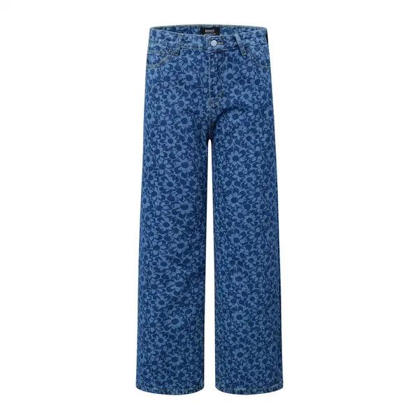Other Street men's digital print flower casual straight jeans Size US 32 / EU 48 - 7 Thumbnail