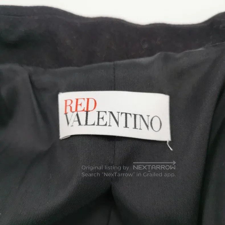 Valentino Valentino Wool solid color lace-up coat with lapels Size S / US 4 / IT 40 - 4 Thumbnail