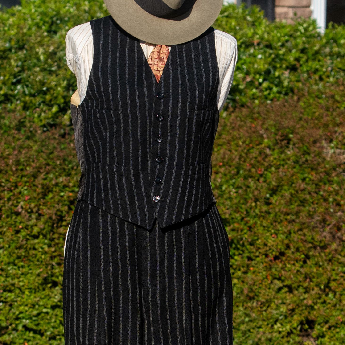 Other 1930s Society Brand Chicago Chalk Stripe DB Suit Size 40S - 3 Thumbnail