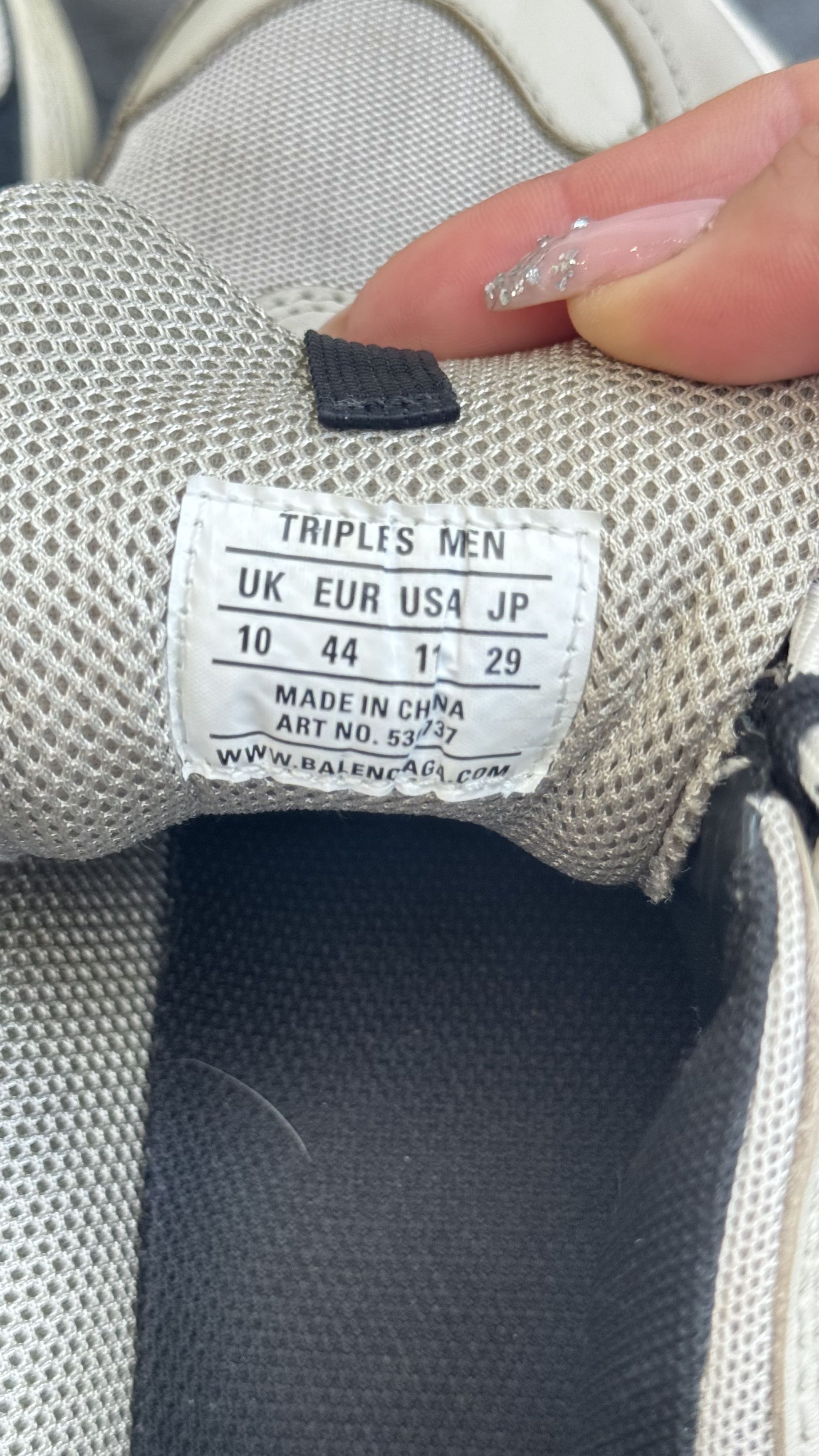 Balenciaga Balenciaga Triple S Sneakers Grey Size 44 Authentic Men’s Size US 10.5 / EU 43-44 - 7 Thumbnail