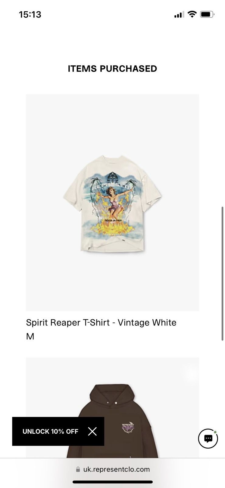 Represent Clo. Represent Spirit Reaper tee Size US M / EU 48-50 / 2 - 6 Thumbnail
