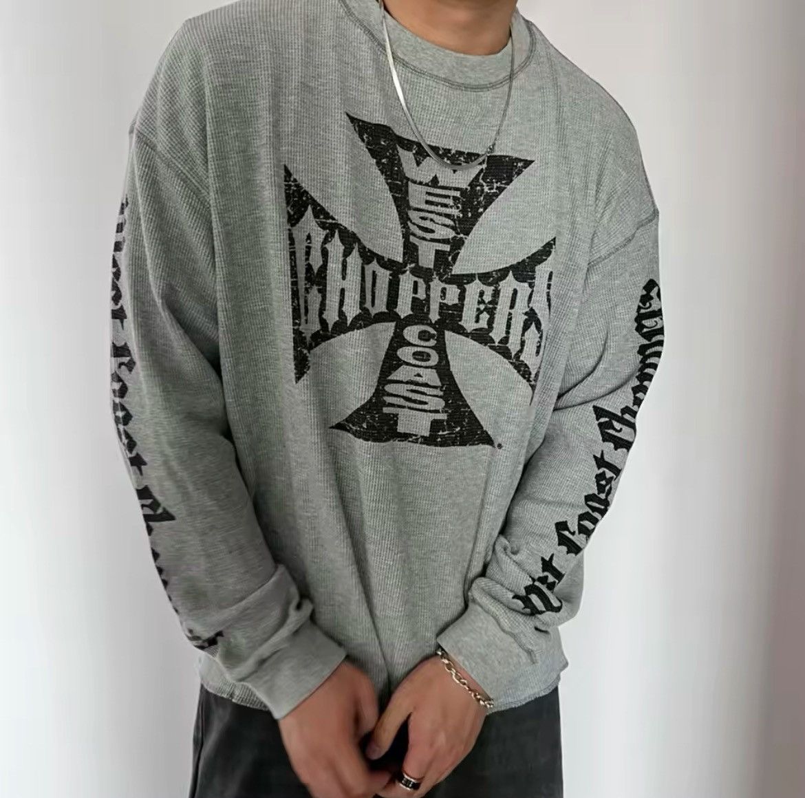 Japanese Brand × Vintage West Coast Choppers Logo Graphics Printed Long Sleeve Shirt Size US S / EU 44-46 / 1 - 8 Thumbnail