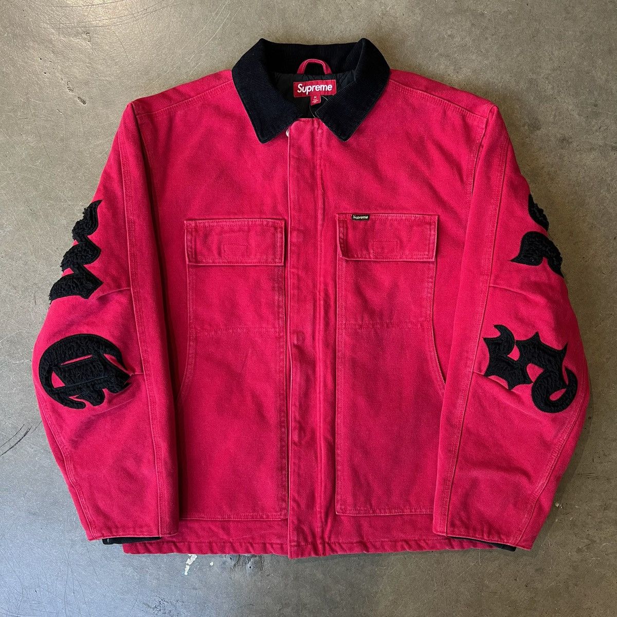 Supreme Supreme Old English Arc Coaches Jacket | Grailed
