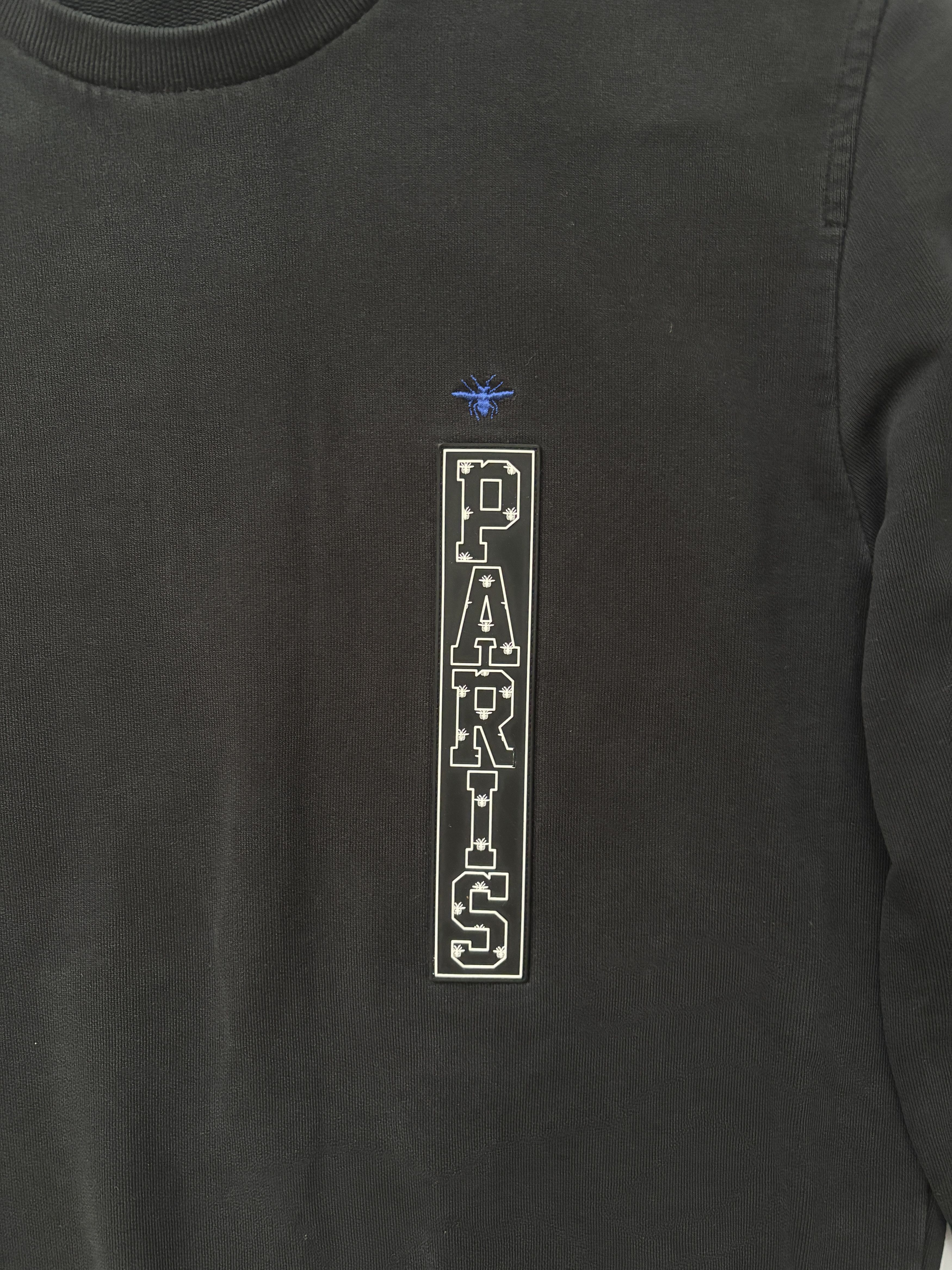 Dior ⚡️QUICK SALE⚡️Dior Black "Paris" Crewneck Sweatshirt Size US M / EU 48-50 / 2 - 3 Thumbnail