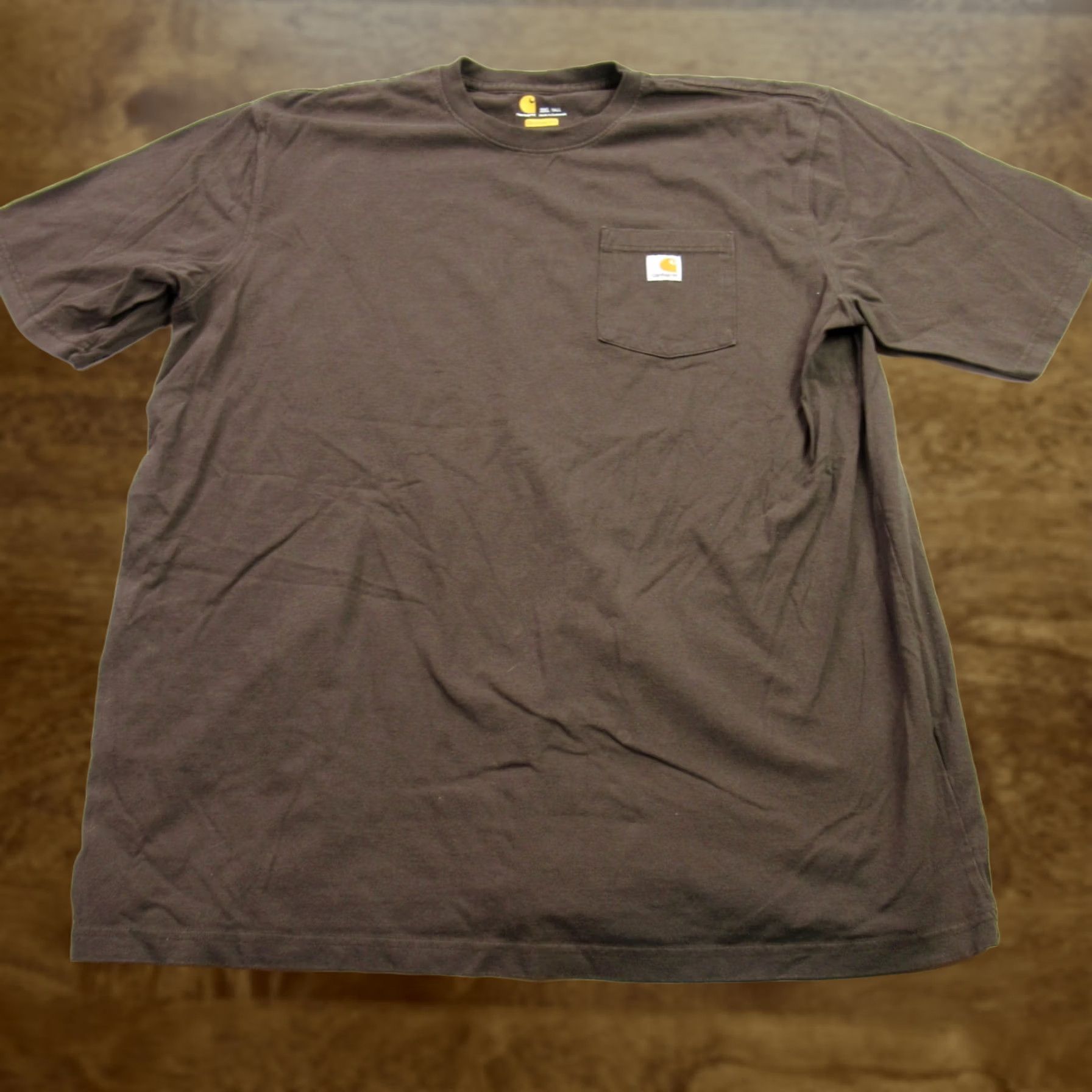 Carhartt Carhartt Shirt Mens 2XL Tall Short Sleeve Crew Neck Brown Lightweight Size US XXL / EU 58 / 5 - 1 Thumbnail