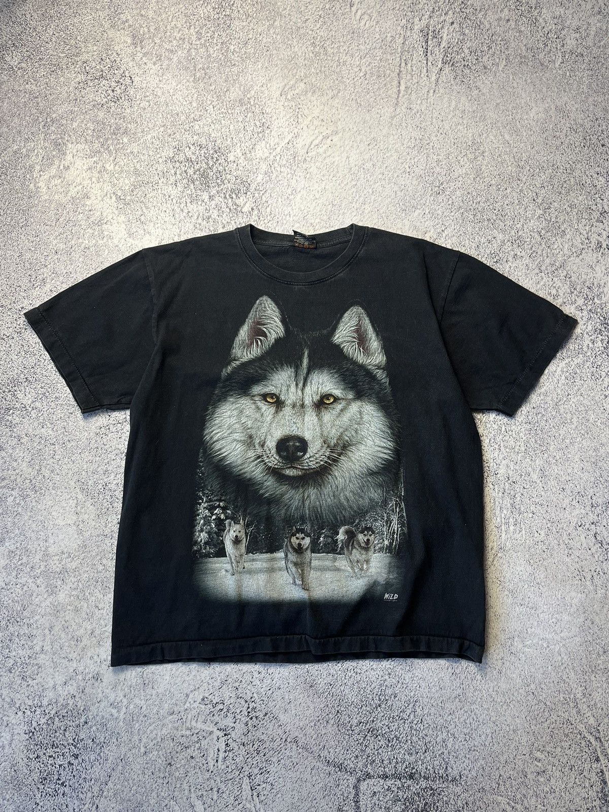 Vintage Vintage Wolf streetwear animal tee size L Size US L / EU 52-54 / 3 - 1 Thumbnail