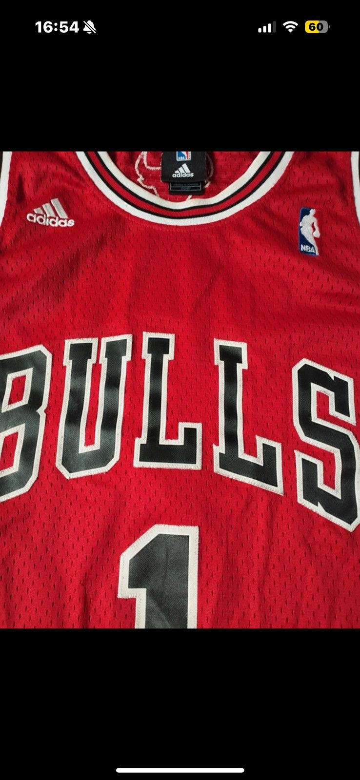 Adidas Adidas Chicago Bulls Rose #1 Vintage Jersey NBA size S Size US S / EU 44-46 / 1 - 3 Thumbnail