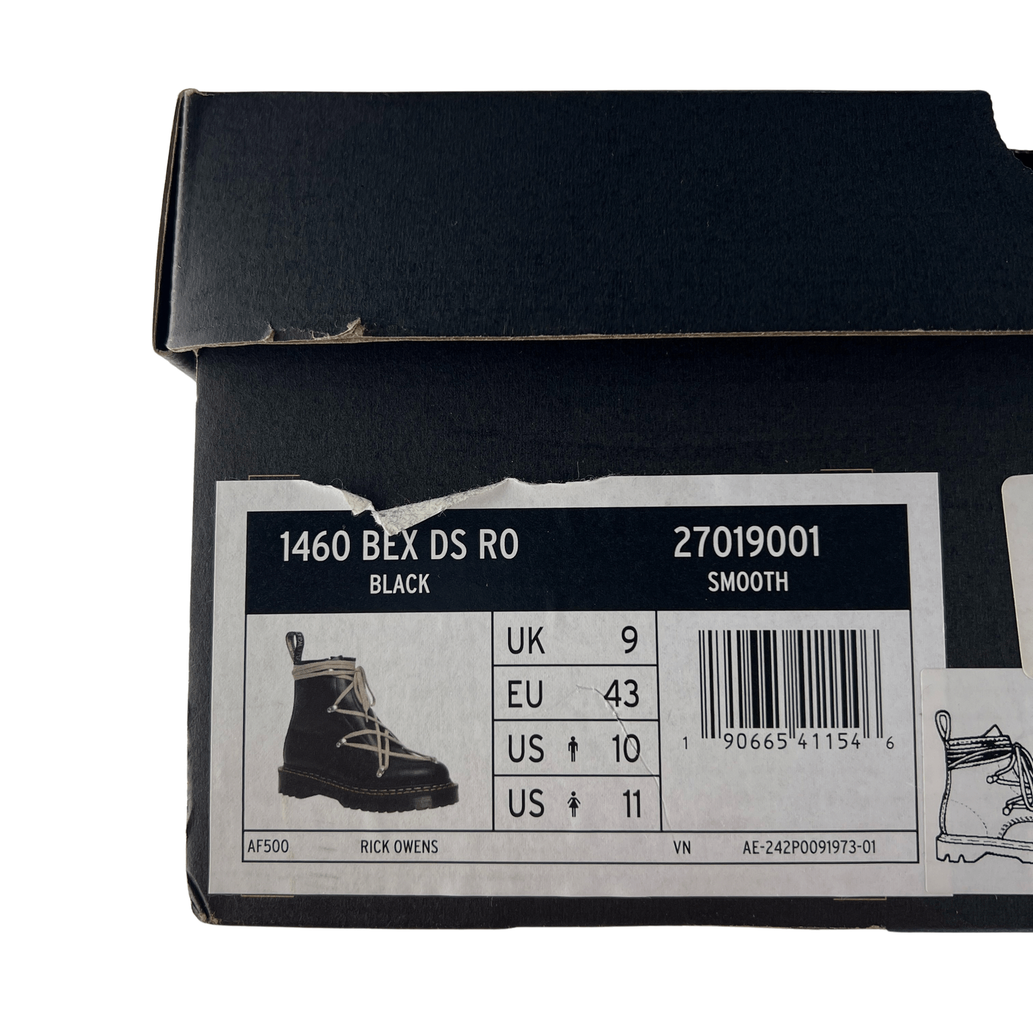 Dr. Martens × Rick Owens Rick Owen x Dr. Martens Pentagon Boots Size US 10 / EU 43 - 8 Thumbnail