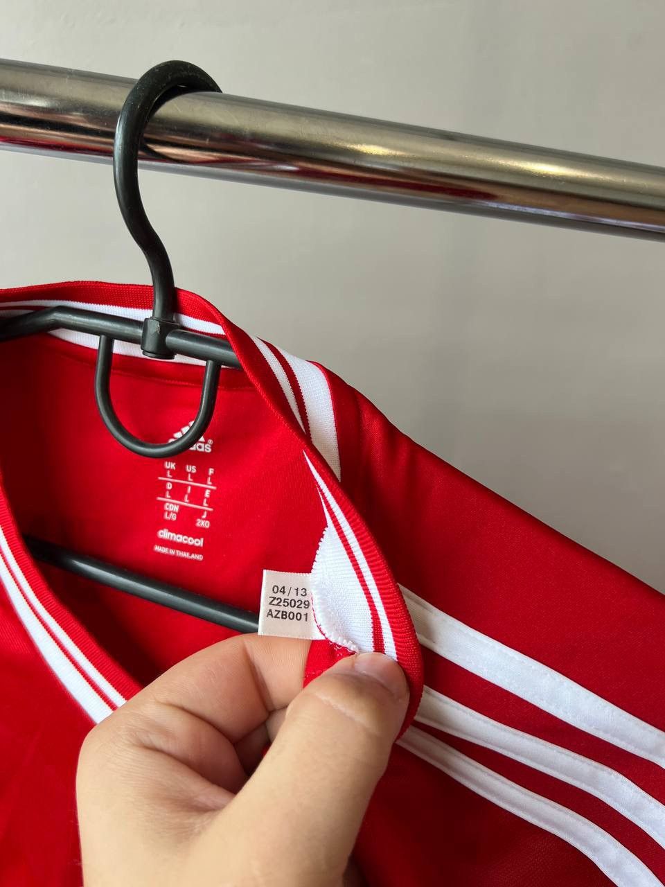 Adidas 2013/14 BAYERN MUNICH #13 HOME SOCCER FOOTBALL JERSEY SHIRT Size US L / EU 52-54 / 3 - 6 Thumbnail