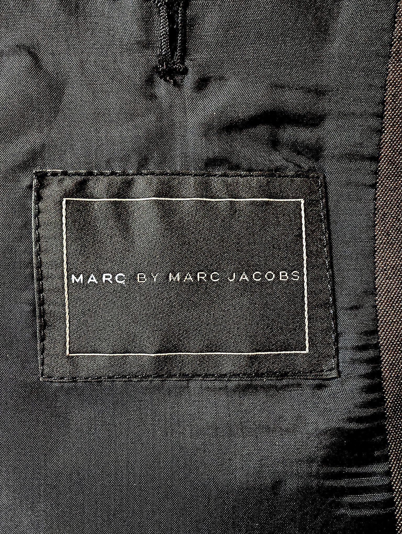 Marc Jacobs Marc Jacobs Gunmetal Grey Sheen Blazer USA Size 40R - 4 Thumbnail