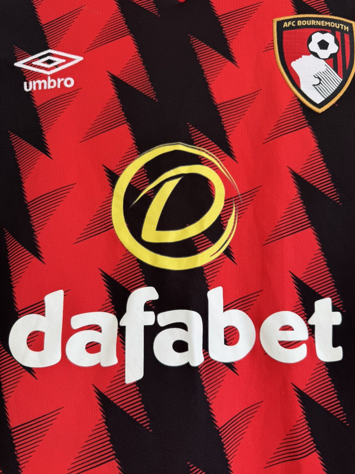 Umbro Bournemouth 2022-2023 Home Soccer Jersey Football Shirt Kit Size US S / EU 44-46 / 1 - 7 Thumbnail