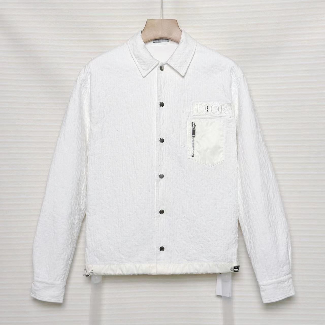 Sacai DIOR x Sacai Collab Embroidered Shirt Jacket Size US S / EU 44-46 / 1 - 1 Thumbnail