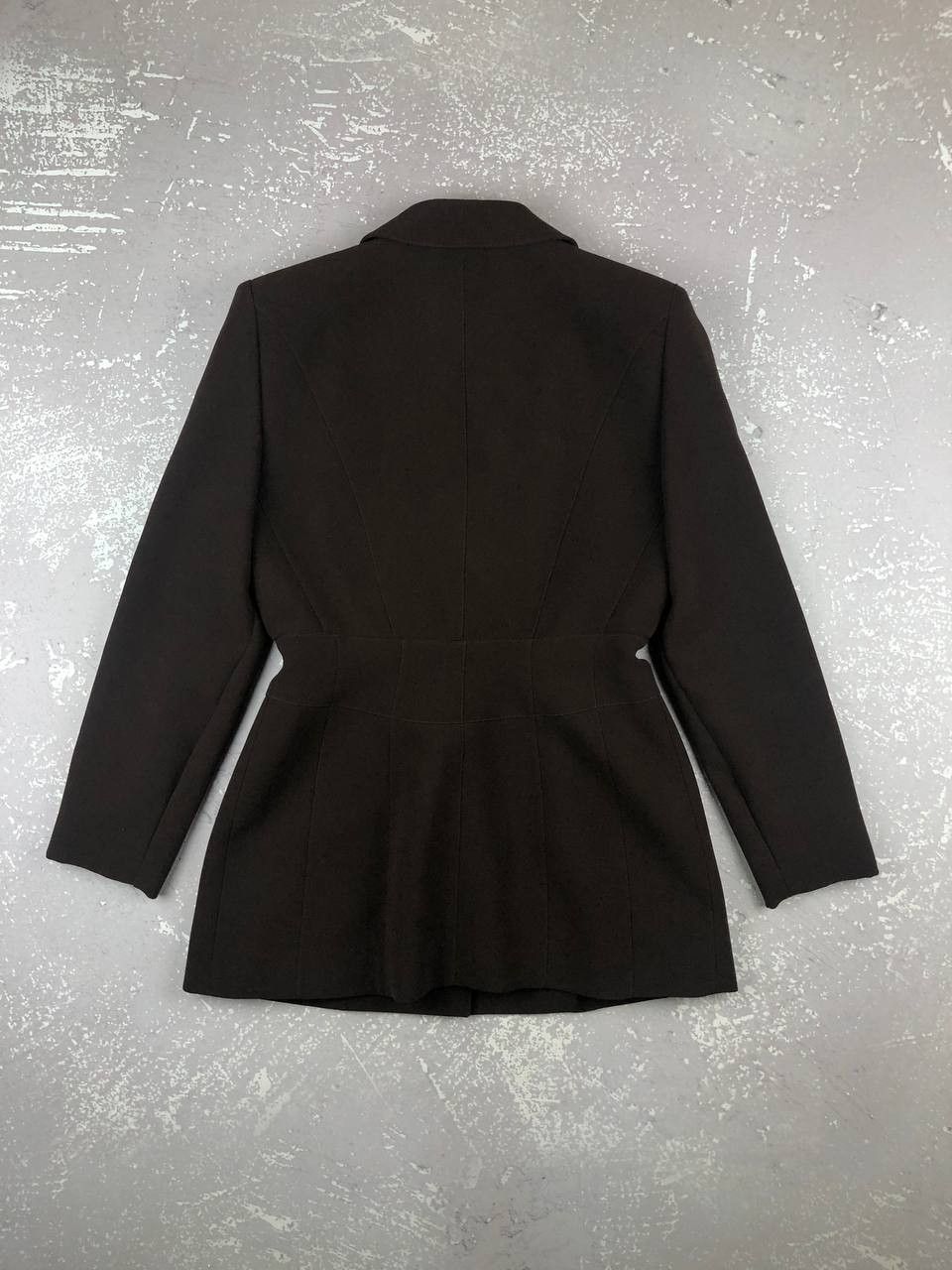 Mugler EXCLUSIVE! VINTAGE MUGLER BROWN FITTED SUIT Size M / US 6-8 / IT 42-44 - 12 Thumbnail