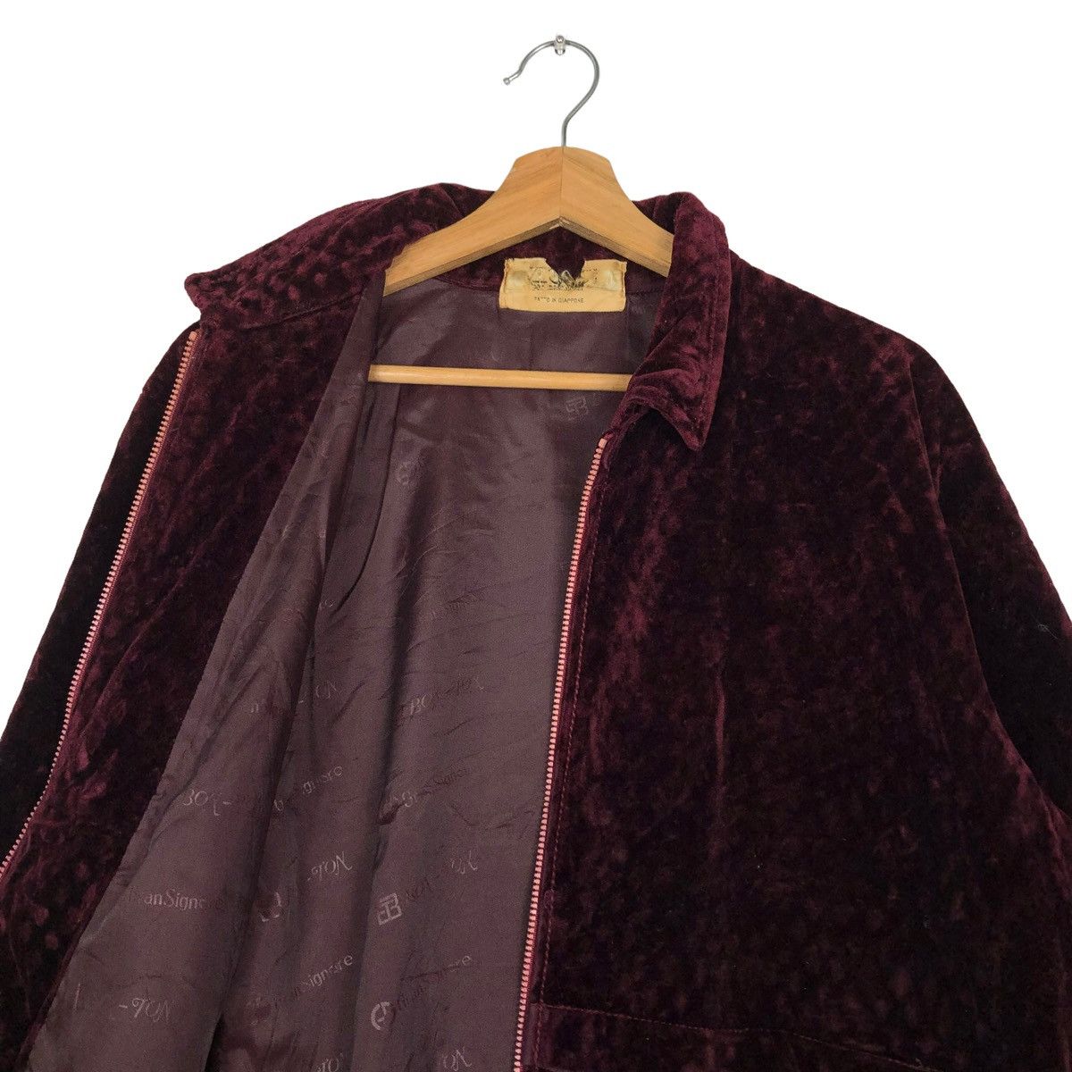 Japanese Brand 🔥90’s Vintage Velvet Bomber Jacket Granstonere japan Size US M / EU 48-50 / 2 - 10 Thumbnail