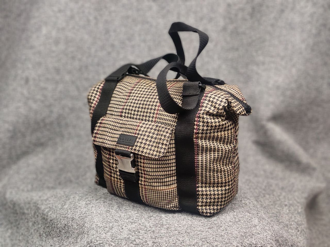 Ralph Lauren Vintage Lauren Ralph Lauren Houndstooth Tote Shoulder Bag Size ONE SIZE - 6 Thumbnail