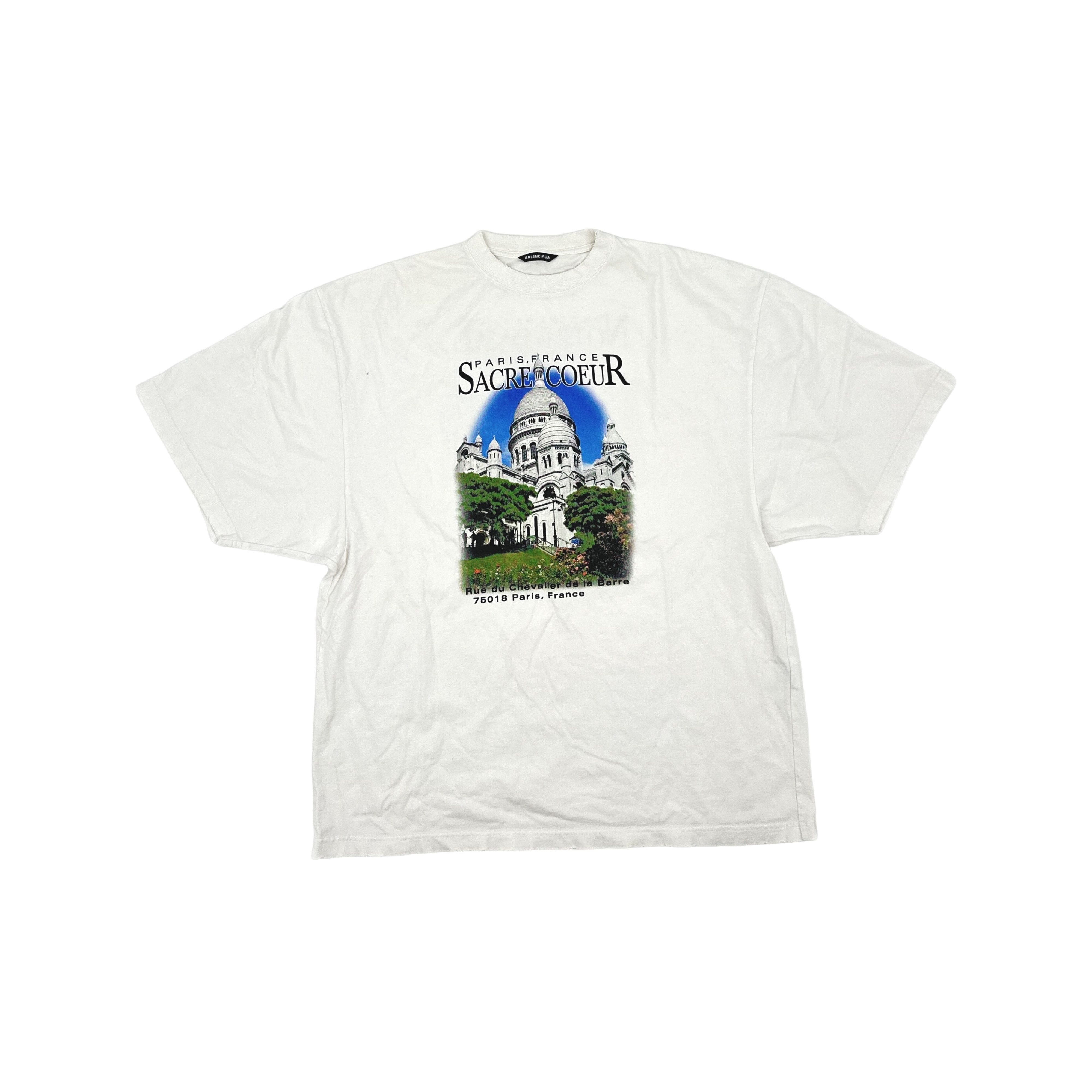 Balenciaga Balenciaga Sacre Coeur Graphic T-Shirt M Size US M / EU 48-50 / 2 - 1 Thumbnail
