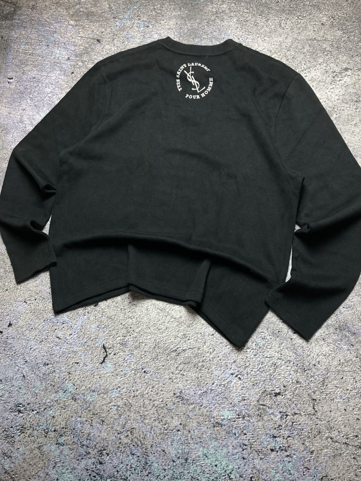 Vintage × Yves Saint Laurent Sweatshirt Yves Saint Laurent Big Logo Streetwear Vintage Size US XL / EU 56 / 4 - 8 Thumbnail