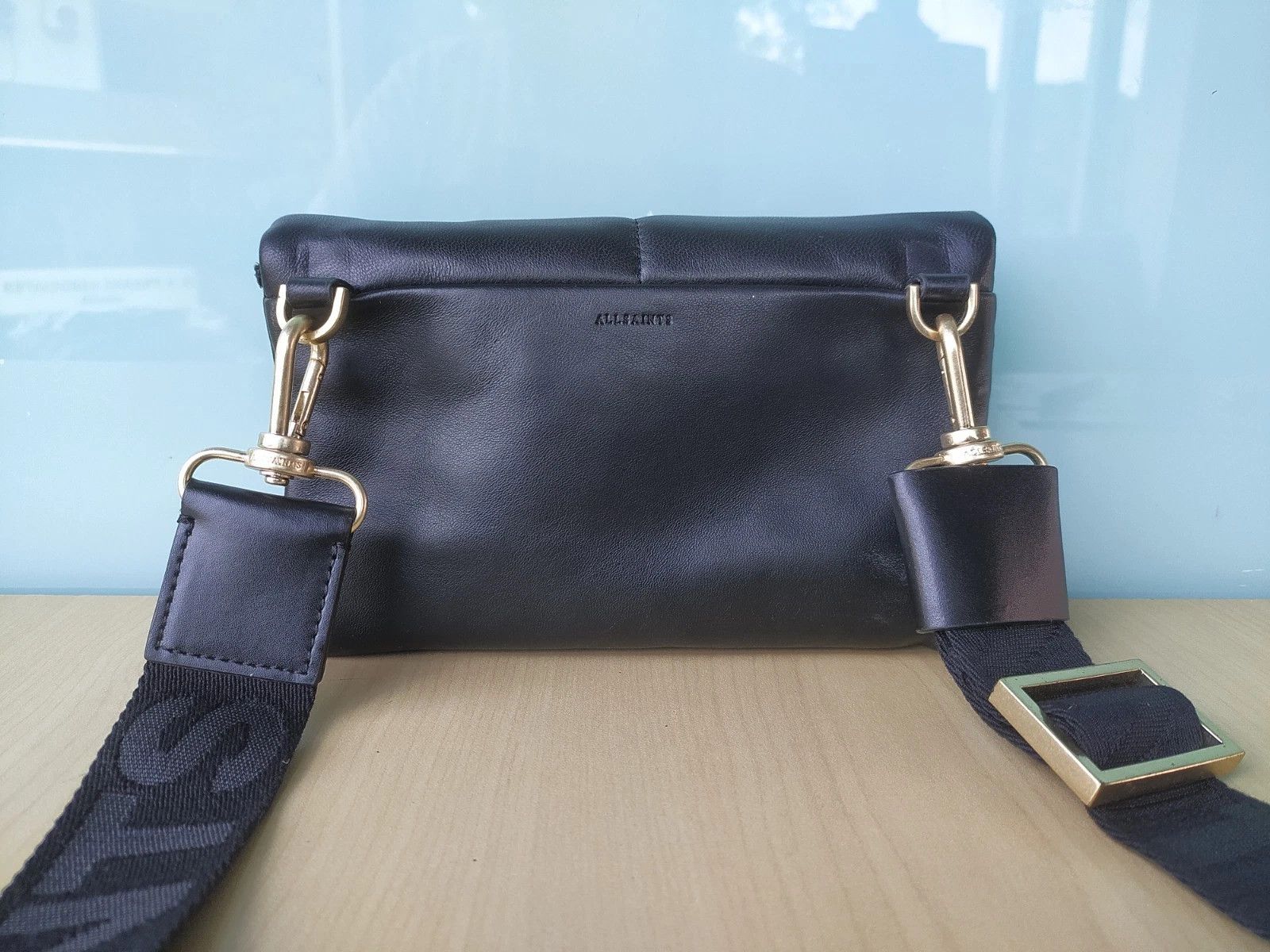 Allsaints ALLSAINTS Ezra quilt Leather Crossbody Bag FTP - 8042 Size ONE SIZE - 3 Thumbnail